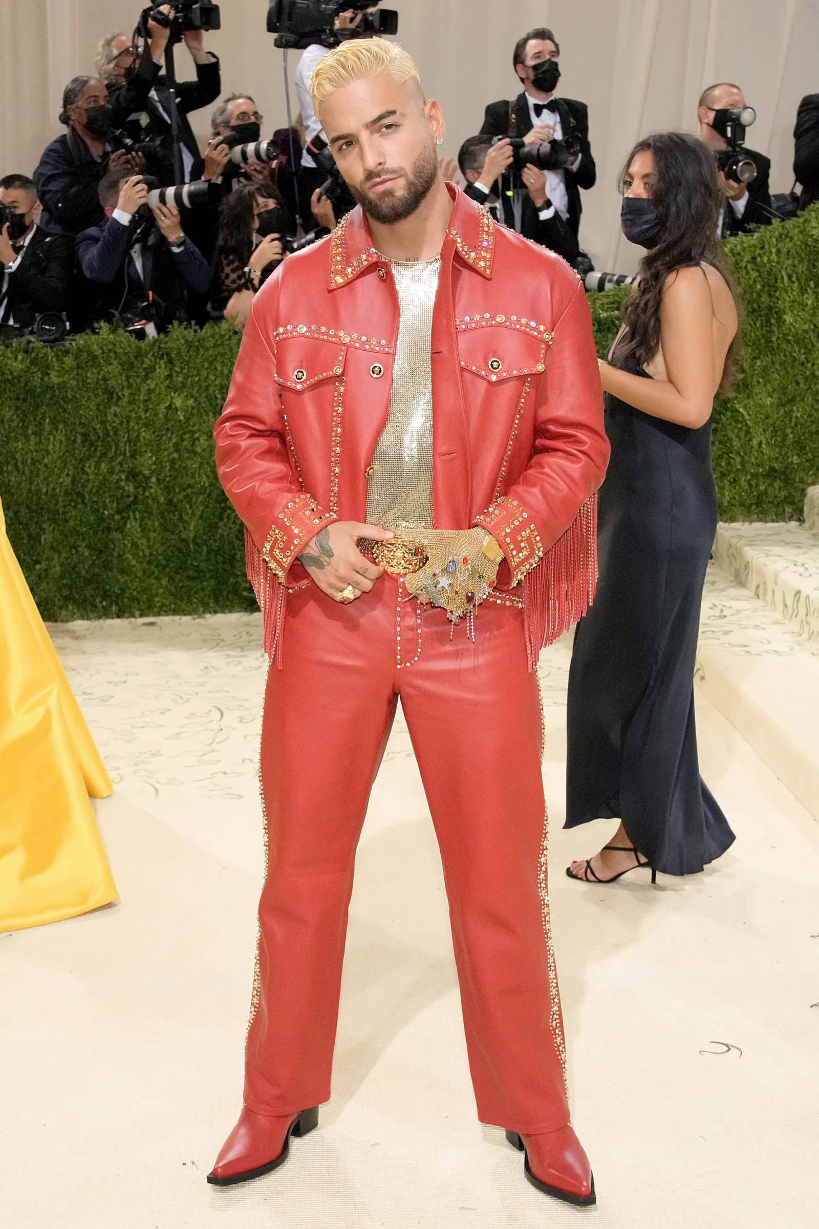 Maluma w Versace, 2021