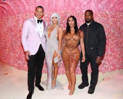 Alex Rodriguez, Jennifer Lopez, Kim Kardashian West i Kanye West , Fot. Getty Images