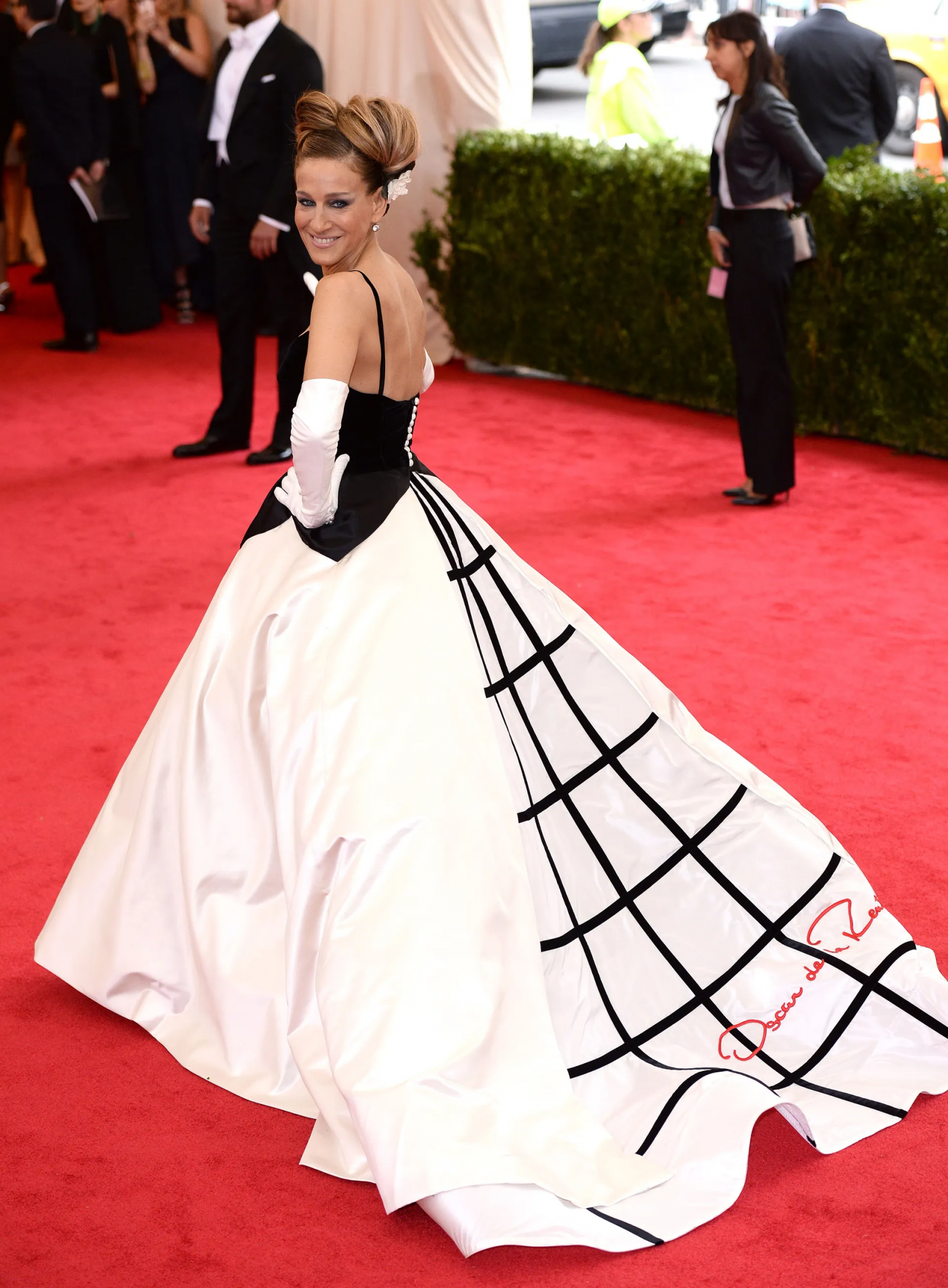 Sarah Jessica Parker w Oscar de la Renta, 2014