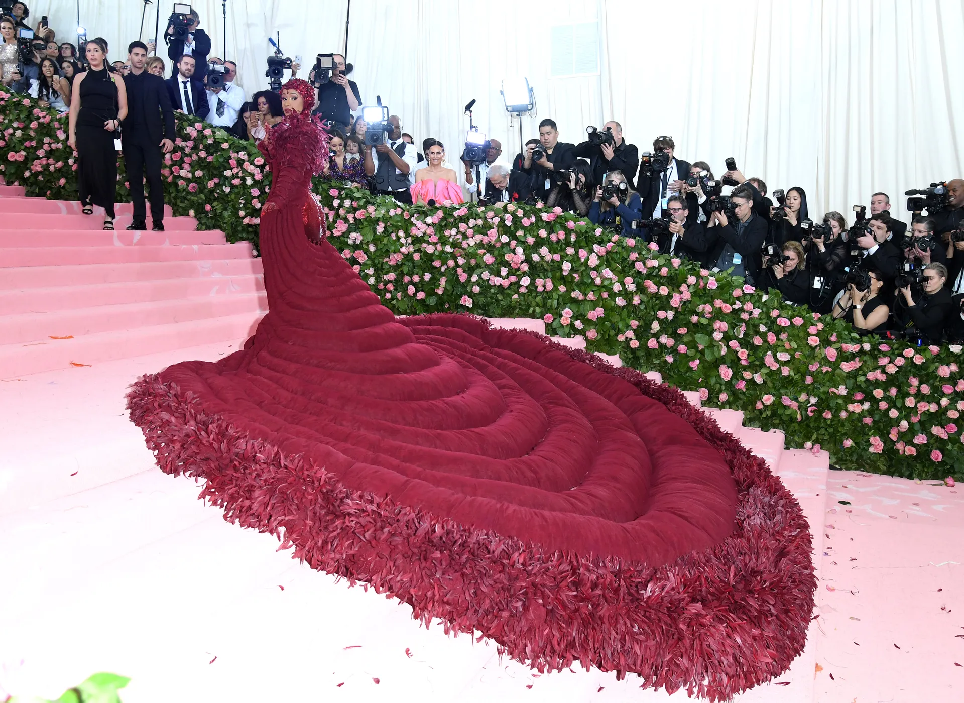 Cardi B w Thom Browne, 2019