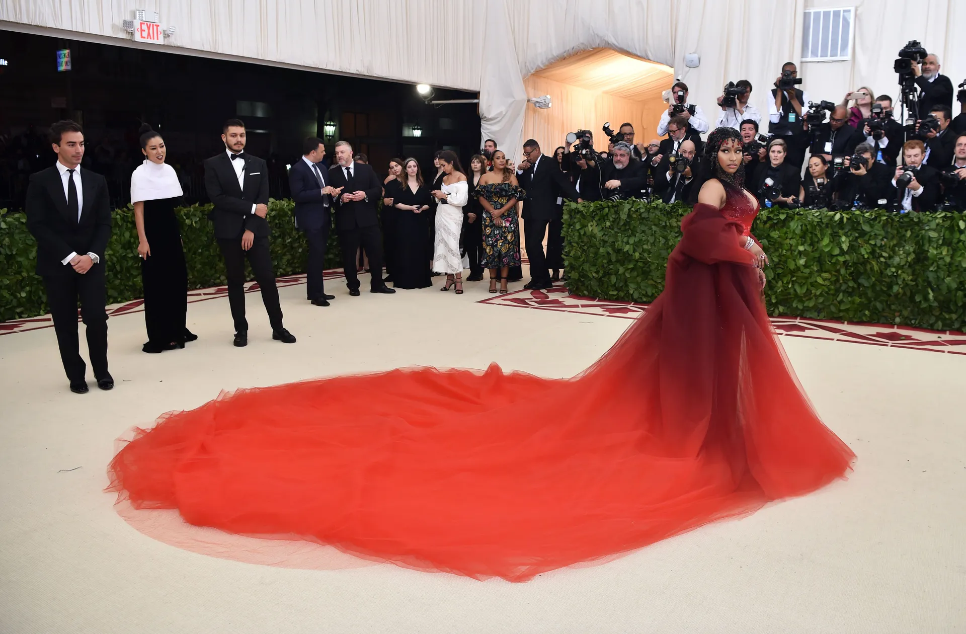 Nicki Minaj w Oscar de la Renta, 2018