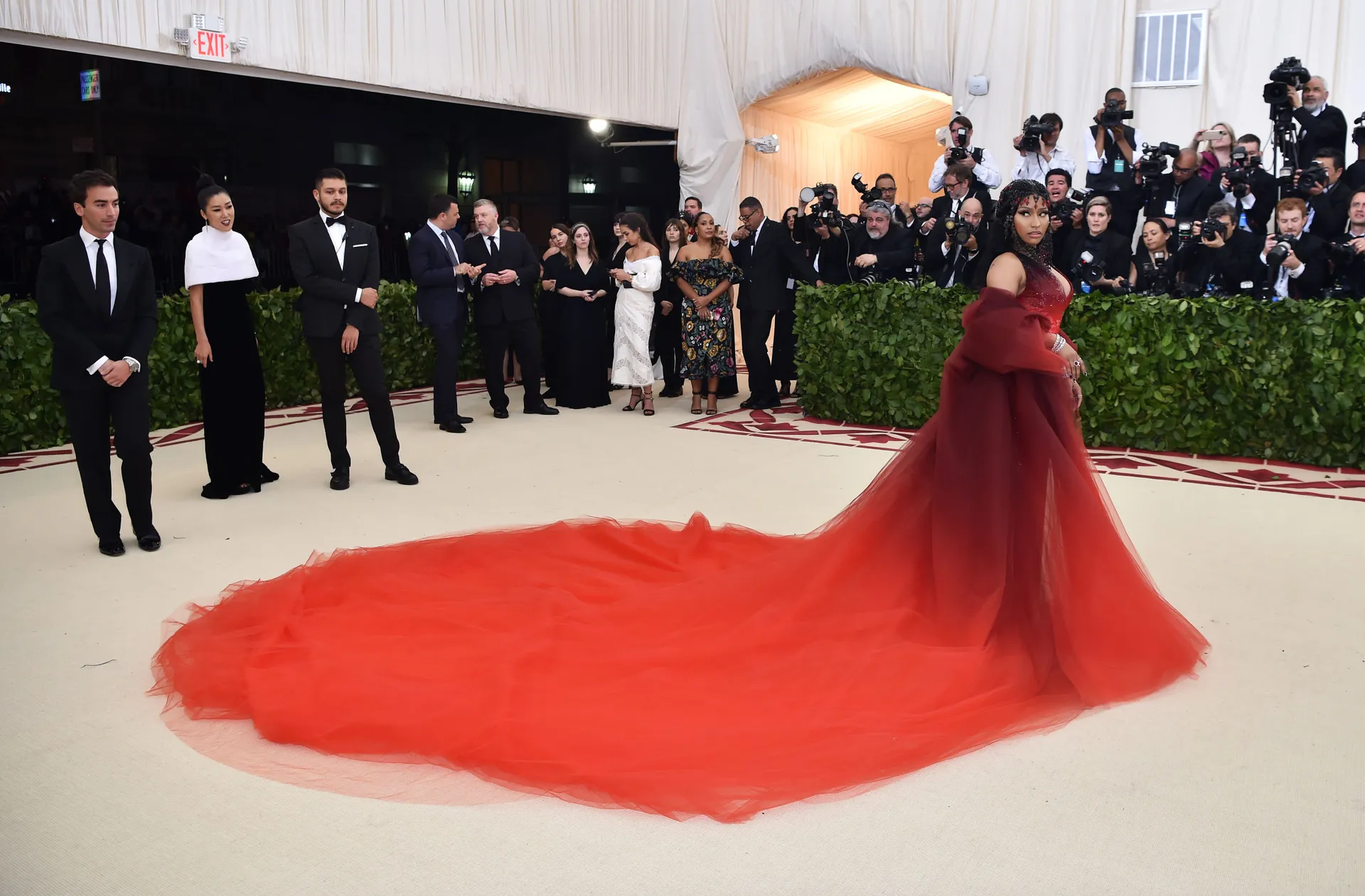 Nicki Minaj w Oscar de la Renta, 2018 