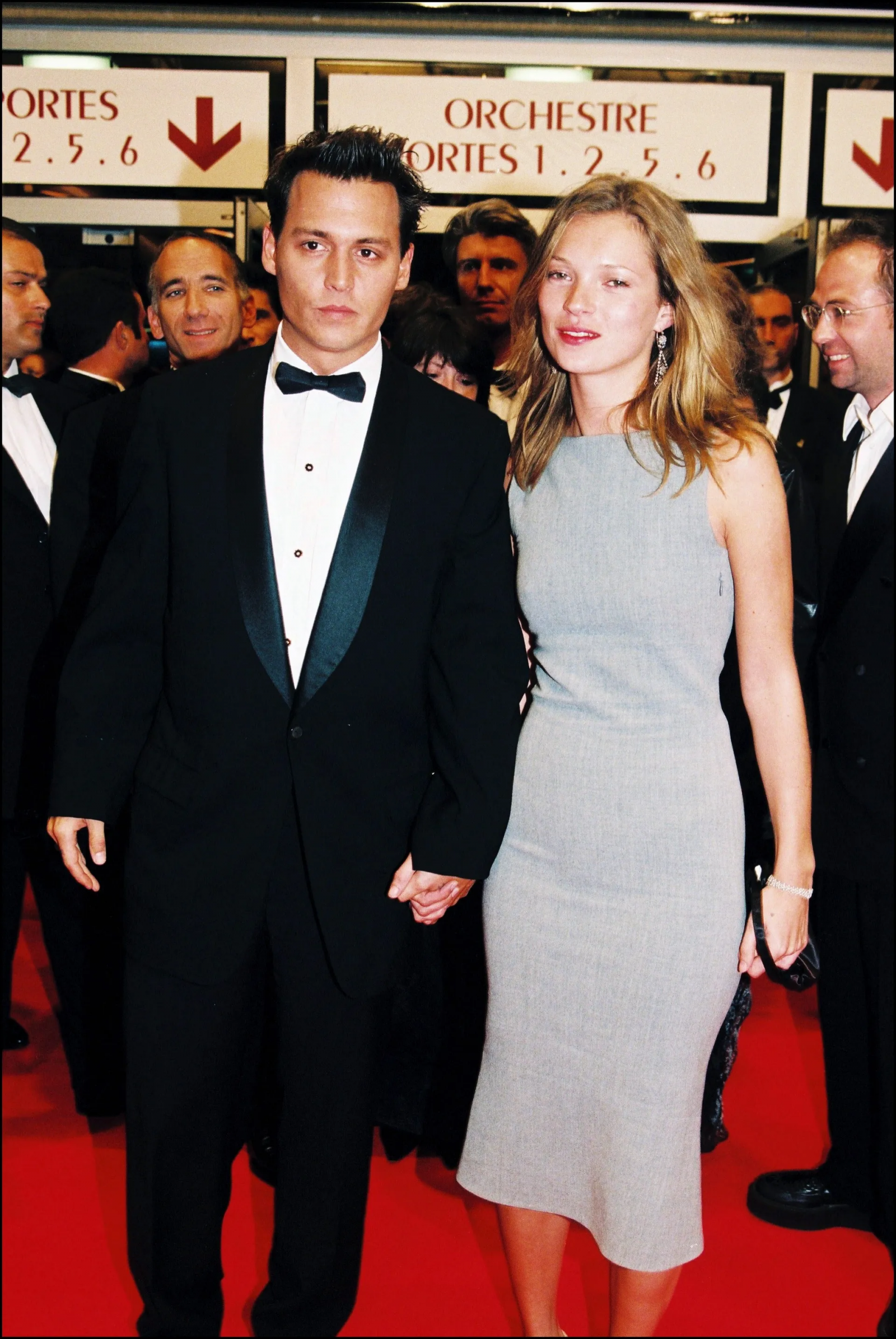 Johnny Depp i Kate Moss na Festiwalu Filmowym w Cannes w 1997 roku