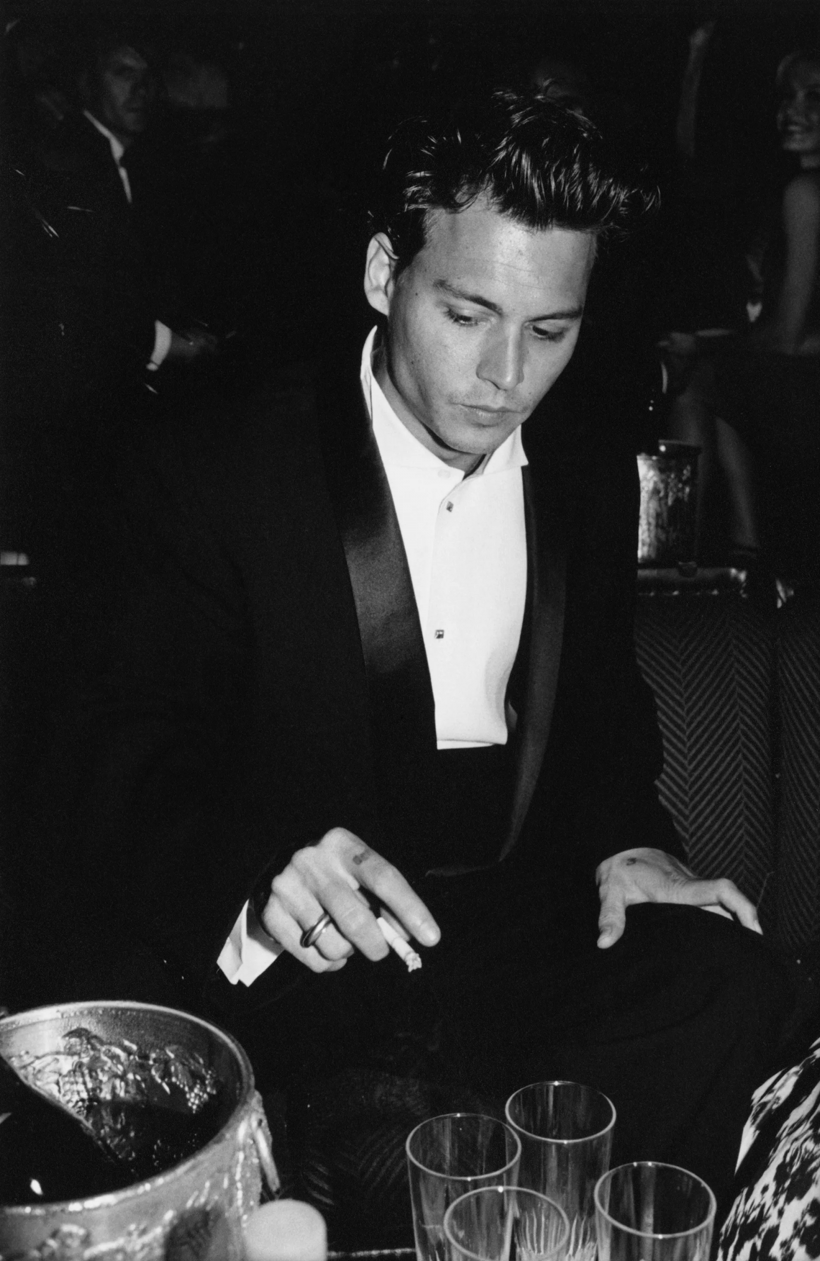 Johnny Depp w Cannes w 1995 roku 