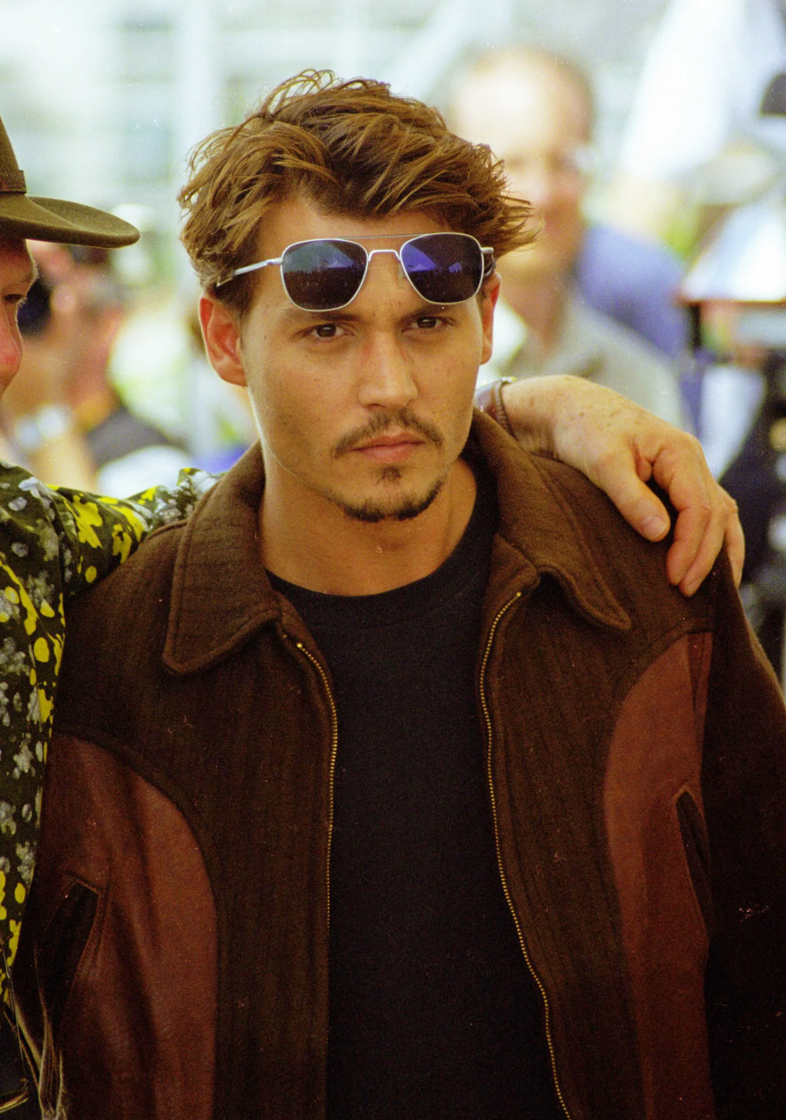 Johnny Depp w Cannes w 1998 roku