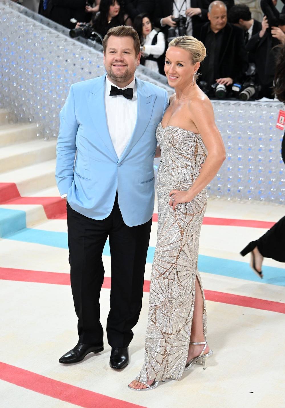 James Corden i Julia Carey