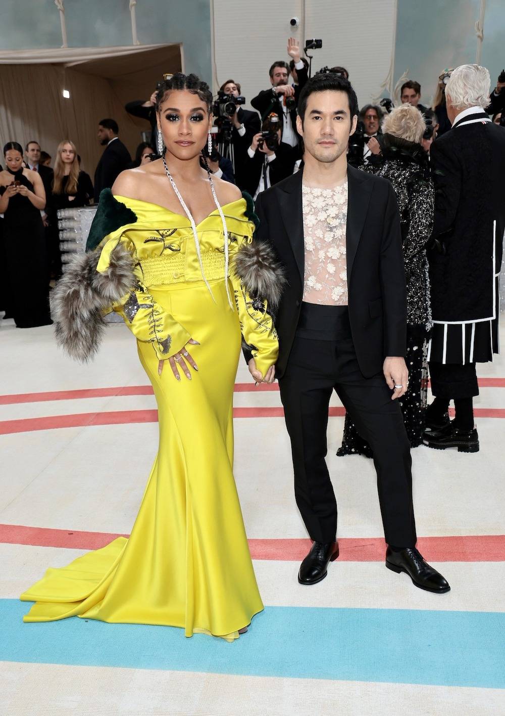 Ariana DeBose and Joseph Altuzarra