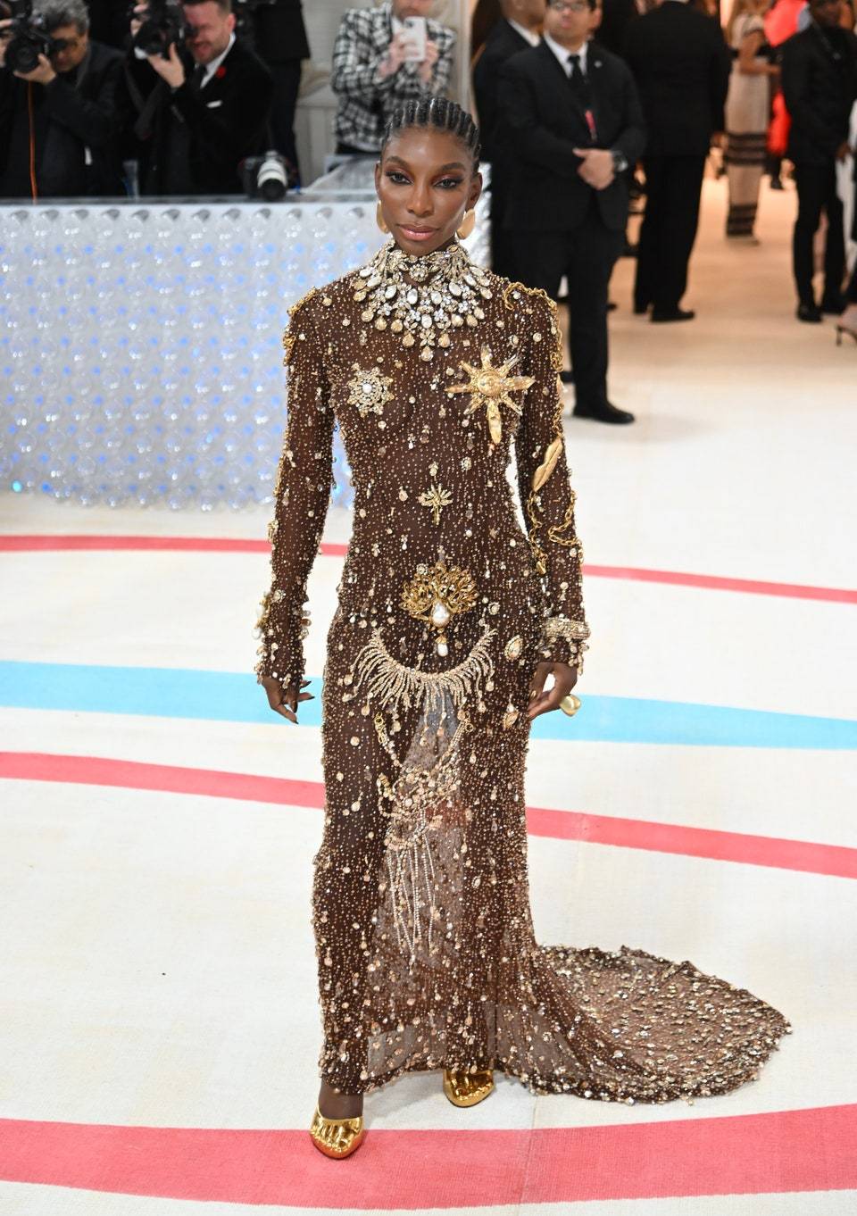 Michaela Coel w Schiaparelli