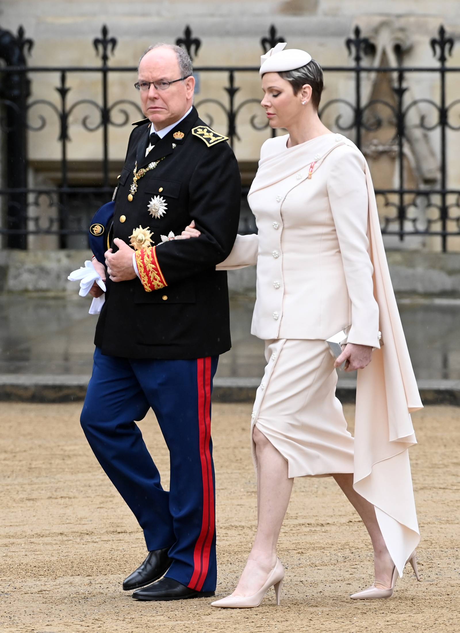 Albert II Grimaldi z żoną, księżną Charlene