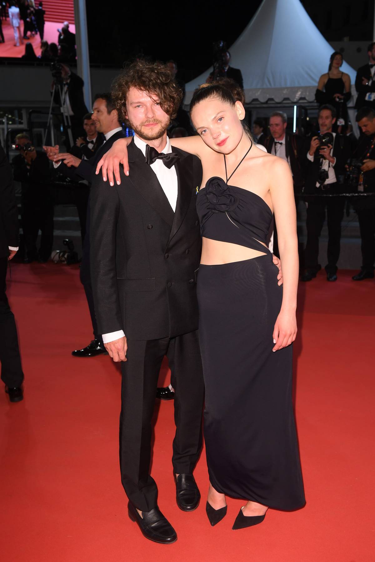 Mateusz Kościukiewicz i Sandra Drzymalska w kreacji Magdy Butrym, 2022 r.