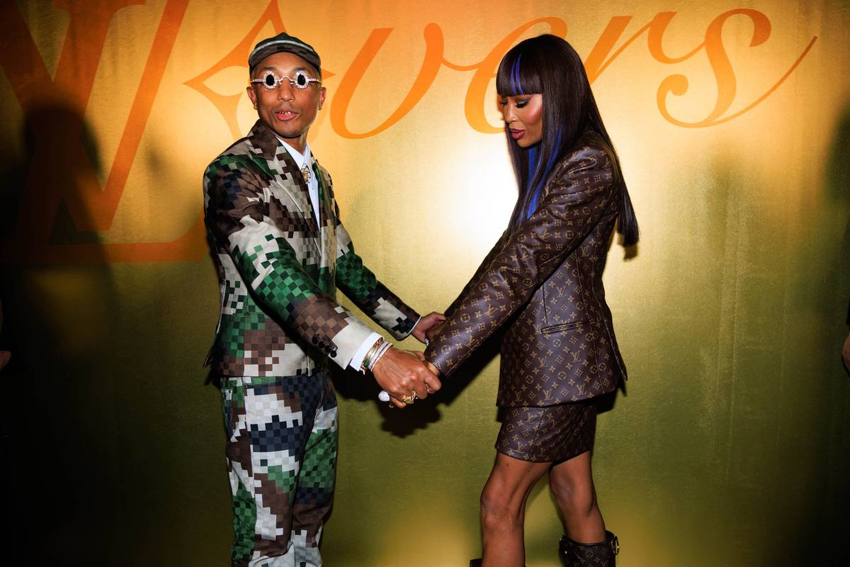 Pharrell Williams i Naomi Campbell