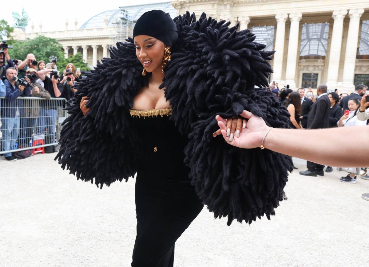 Cardi B na pokazie Schiaparelli