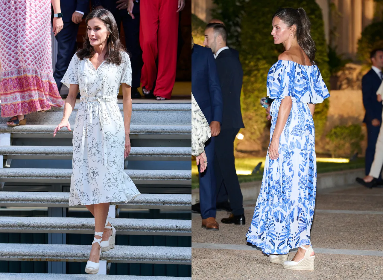 Letnie espadryle królowej Letycji
