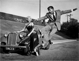 Na planie filmu Jak poślubić milionera, 1953 rok, Fot.  Frank Worth, Courtesy of Capital Art/Getty Images