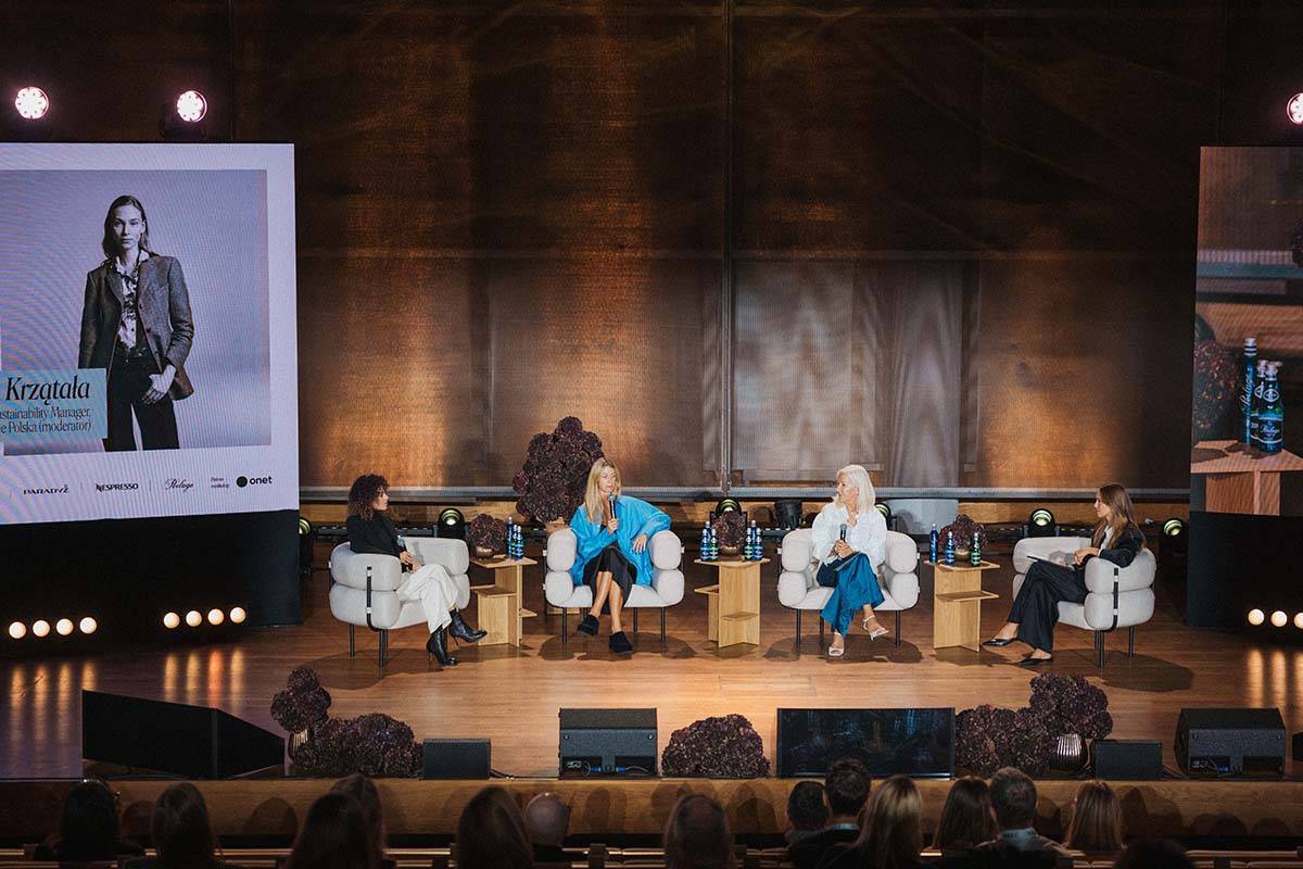 Panel The Future of Luxury: Fernanda Hernandez (LUISAVIAROMA), Claire Bals (Gezeiten), Iris Van der Veken (Watch & Jewellery Initiative 2030)i Zuzanna Krzątała (Vogue)