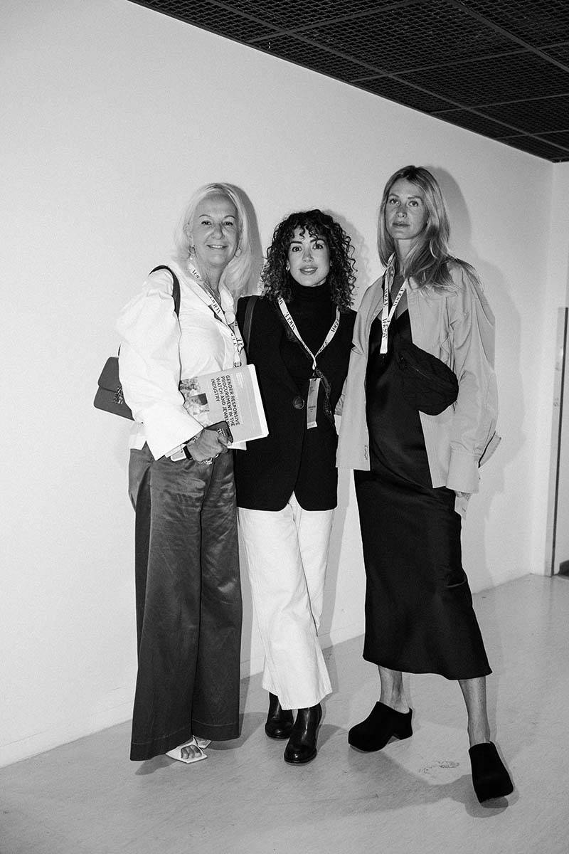 Panel The Future of Luxury: Fernanda Hernandez (LUISAVIAROMA), Claire Bals (Gezeiten), Iris Van der Veken (Watch & Jewellery Initiative 2030)