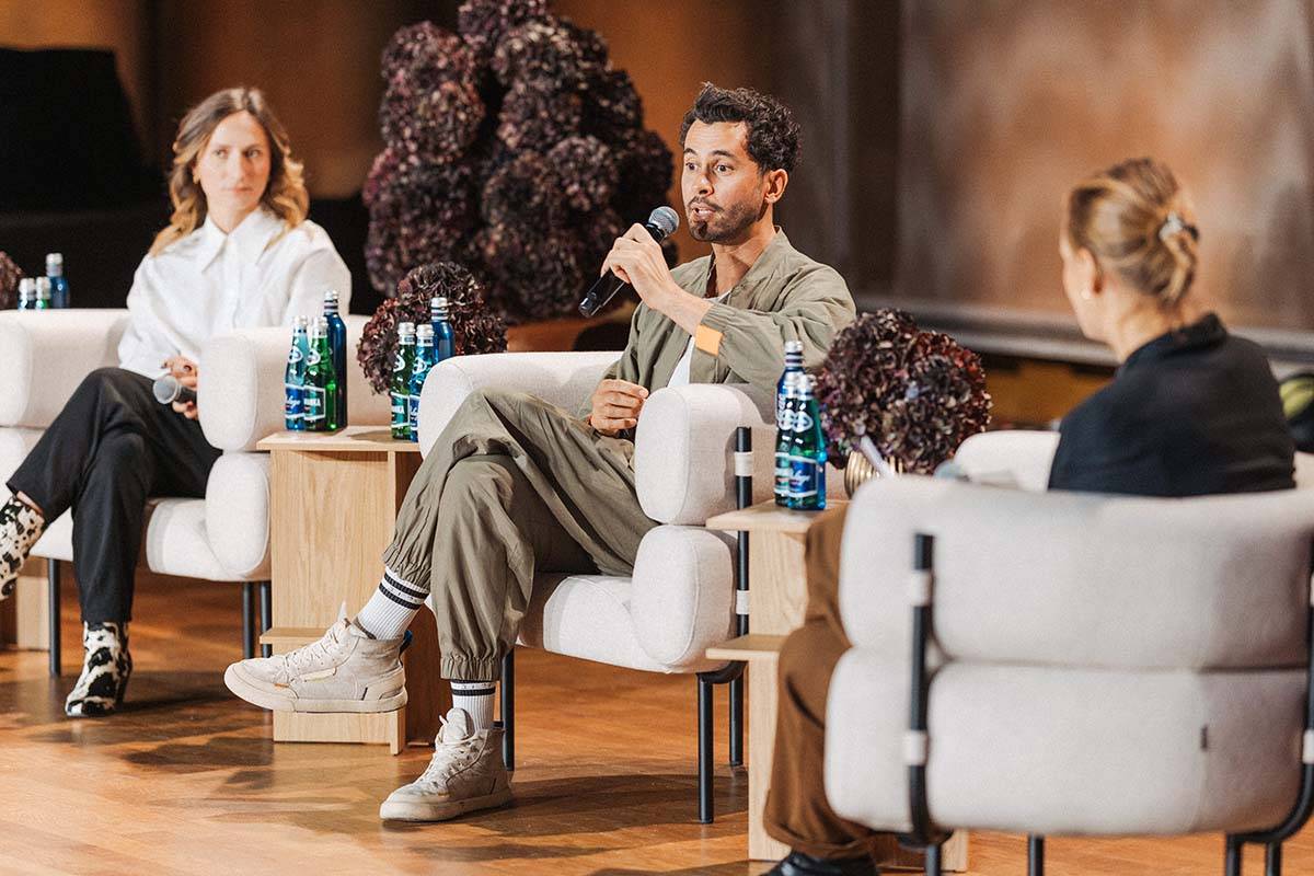 Panel REpair & Care: Martyna Zastawna (woshwosh), Thami Schweichler (United Repair Centre & Makers Unite), Kamila Wagner (Vogue Polska)