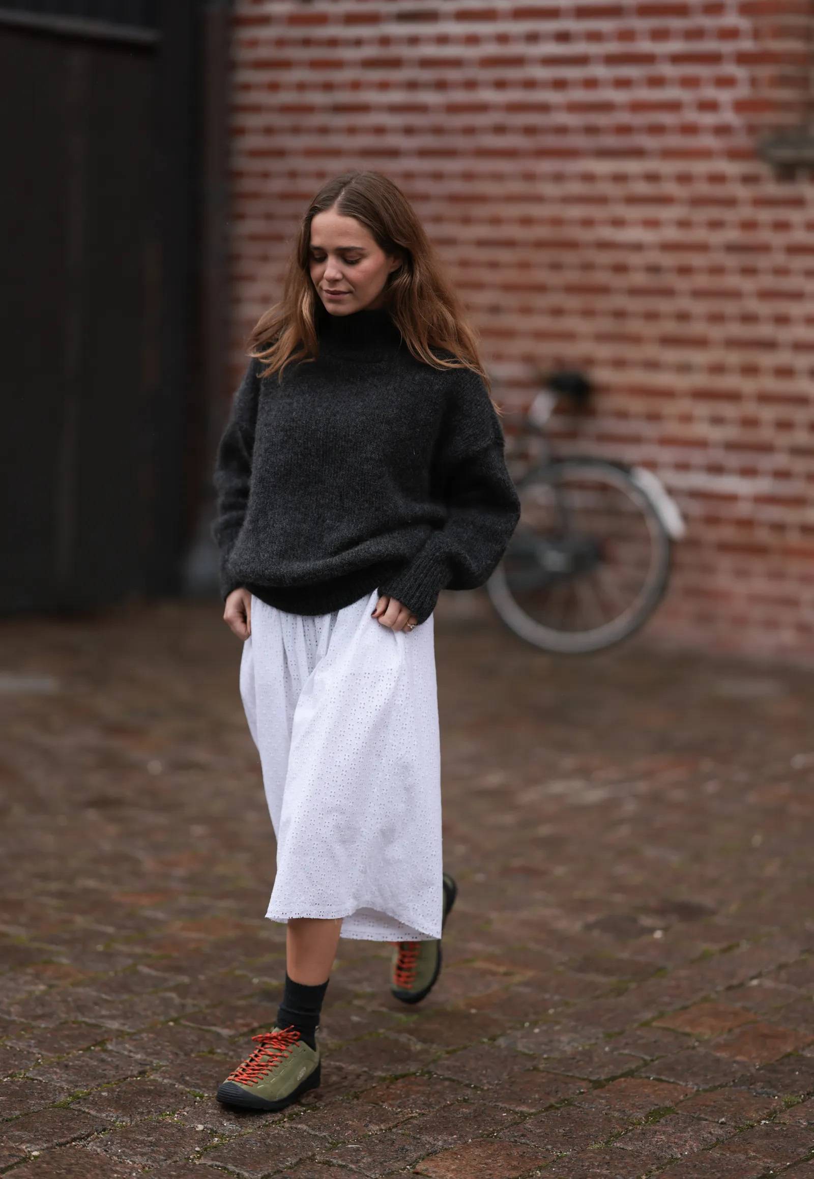 Marie Heyman  podczas tygodnia mody w Kopenhadze wiosna-lato 2024