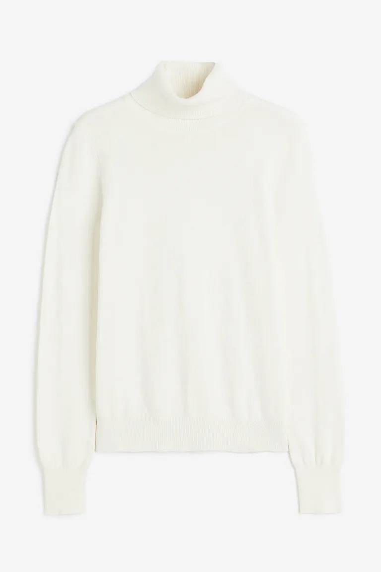 Biały sweter H&M