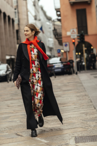 Street style: tydzień mody w Mediolanie jesień-zima 2018-2019, Fot. Asia Typek