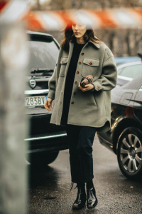 Street style: tydzień mody w Mediolanie jesień-zima 2018-2019, Fot. Asia Typek