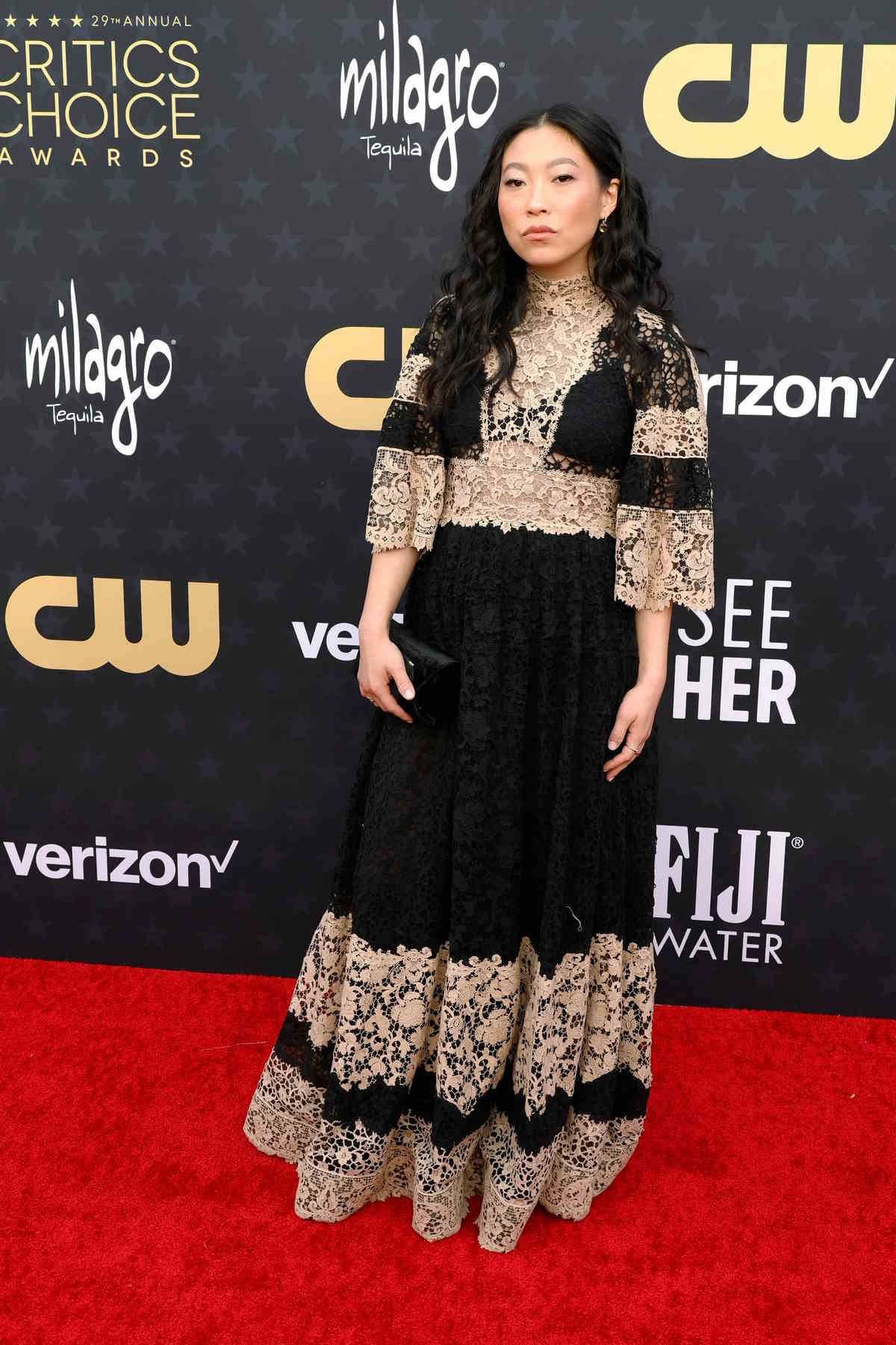 Awkwafina w koronkowej kreacji z kolekcji Dior Haute Couture