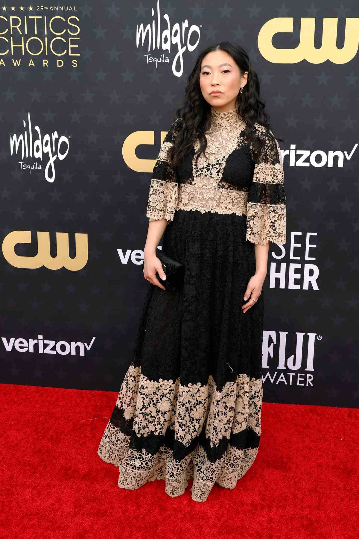 Awkwafina w koronkowej kreacji z kolekcji Dior Haute Couture 