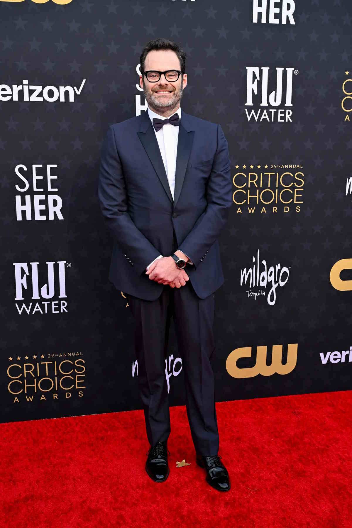 Bill Hader w granatowym komplecie od Diora
