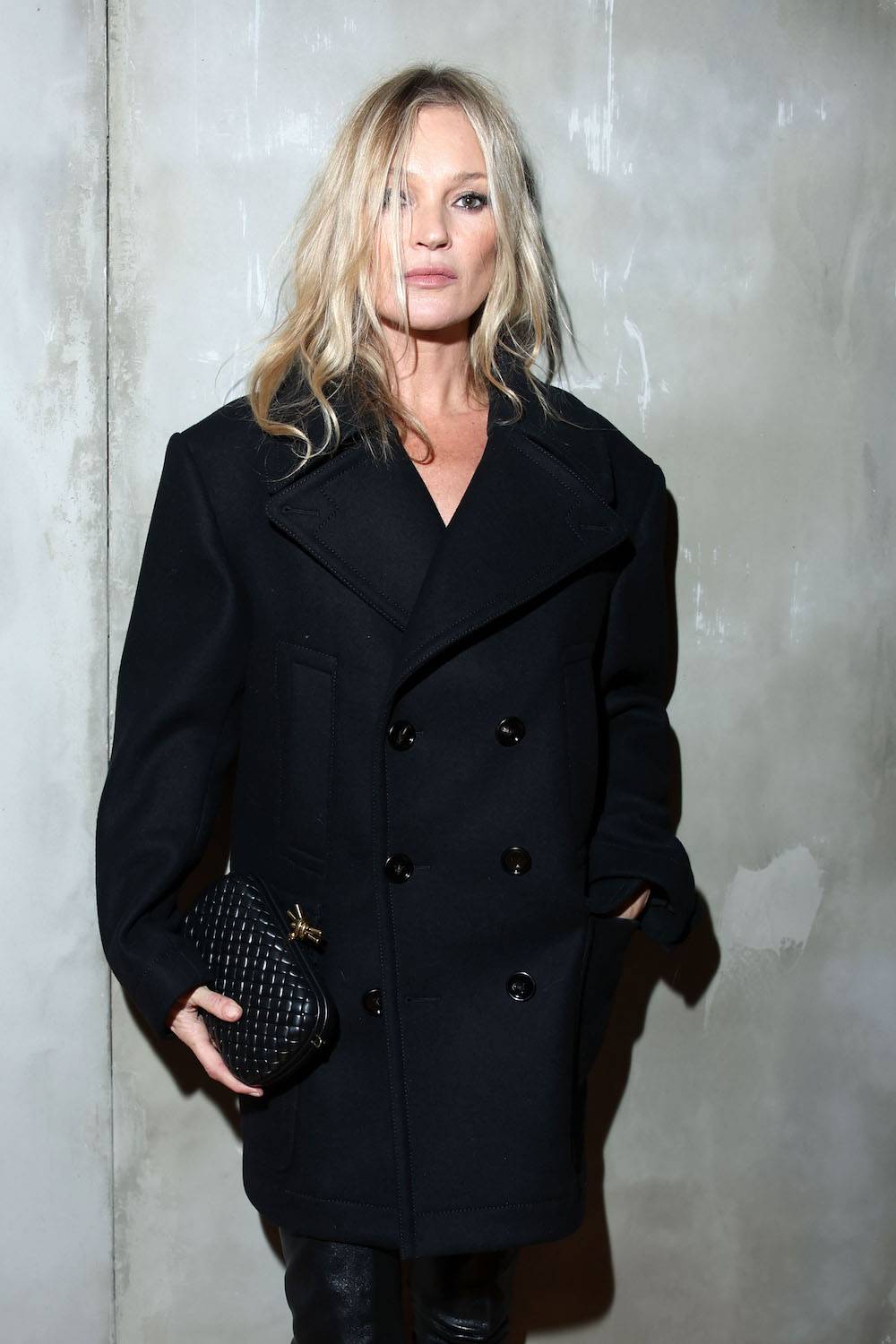 Kate Moss na pokazie domu mody Bottega Veneta