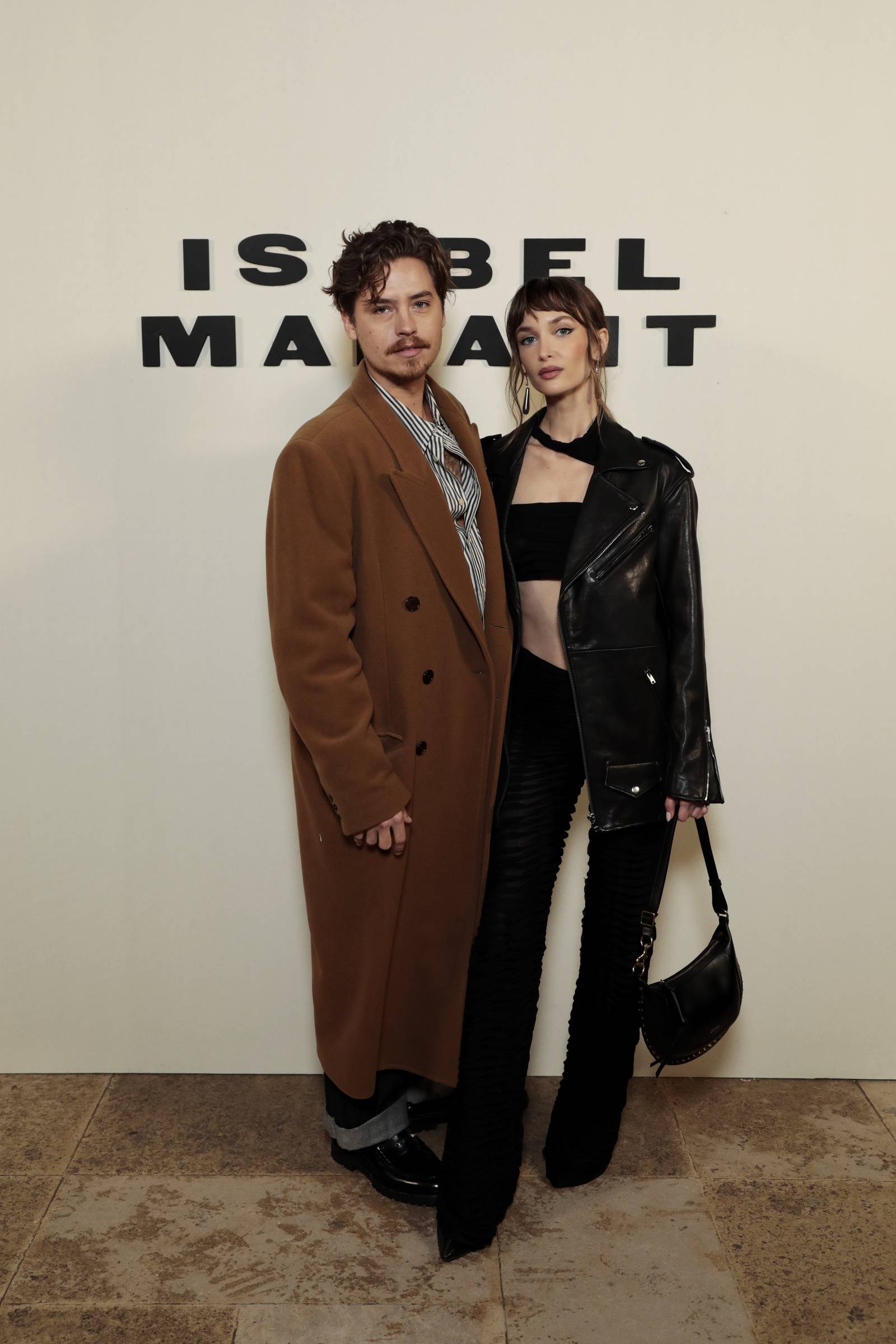 Cole Sprouse i Adi Fournier na pokazie Isabel Marant jesień-zima 2024-2025