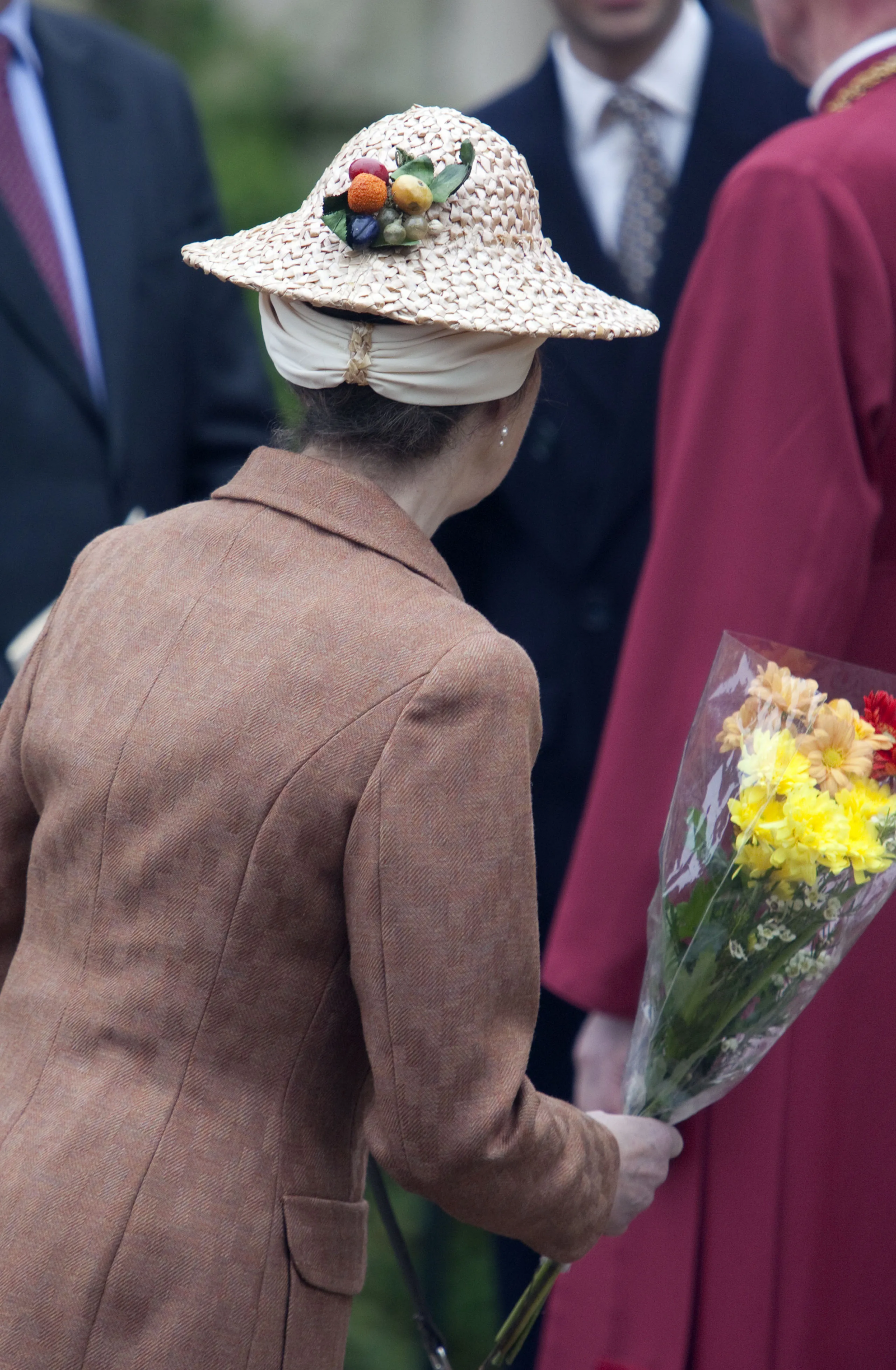 Detal na kapeluszu księżniczki Anny, 2009 r.