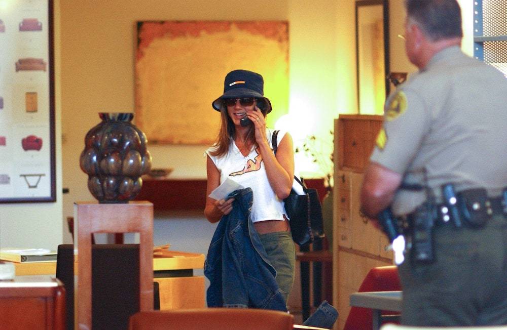 Jennifer Aniston w Los Angeles, 12 października 2002 r.