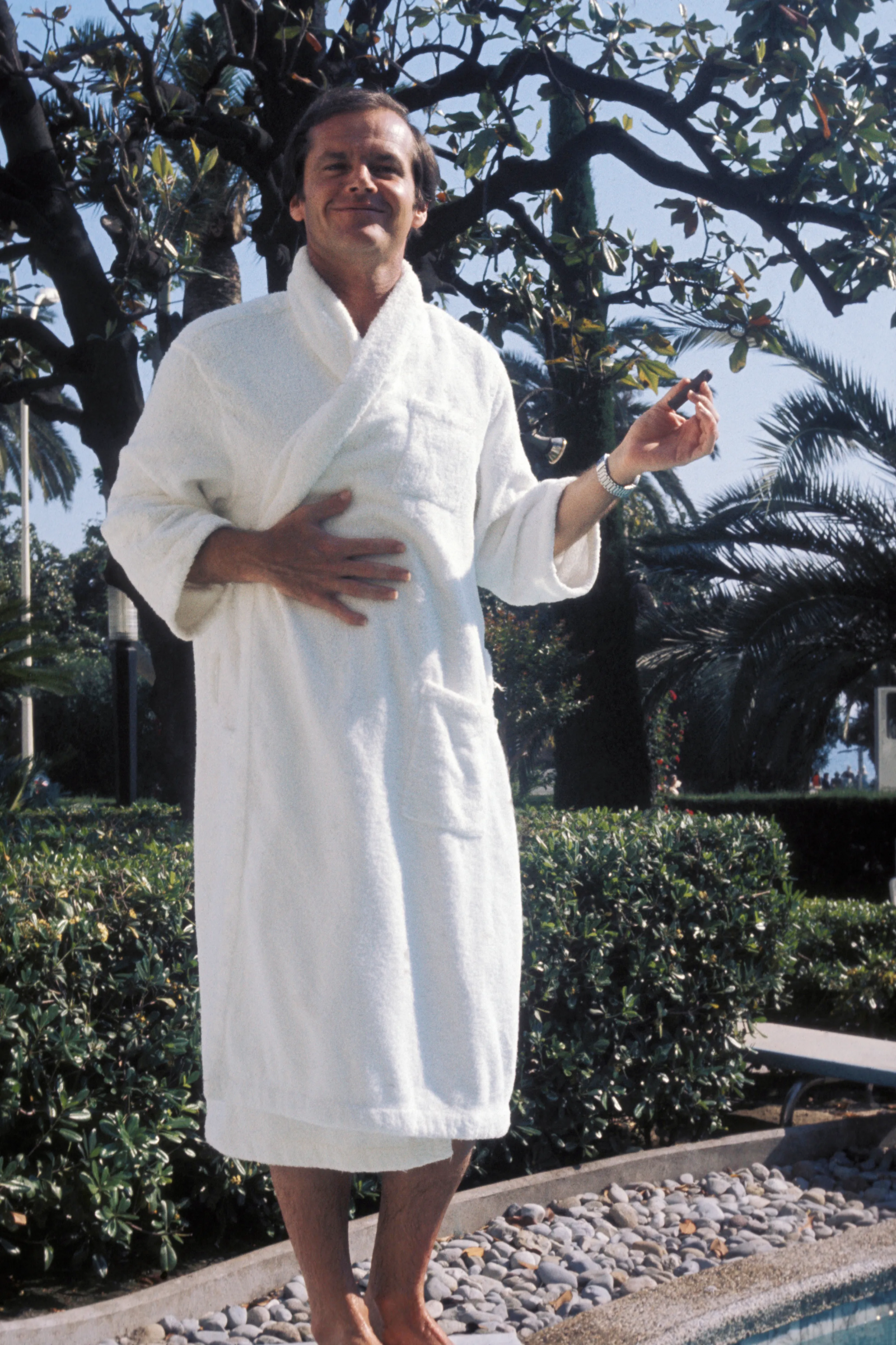 Jack Nicholson na Festiwalu Filmowym w Cannes w maju 1974 roku