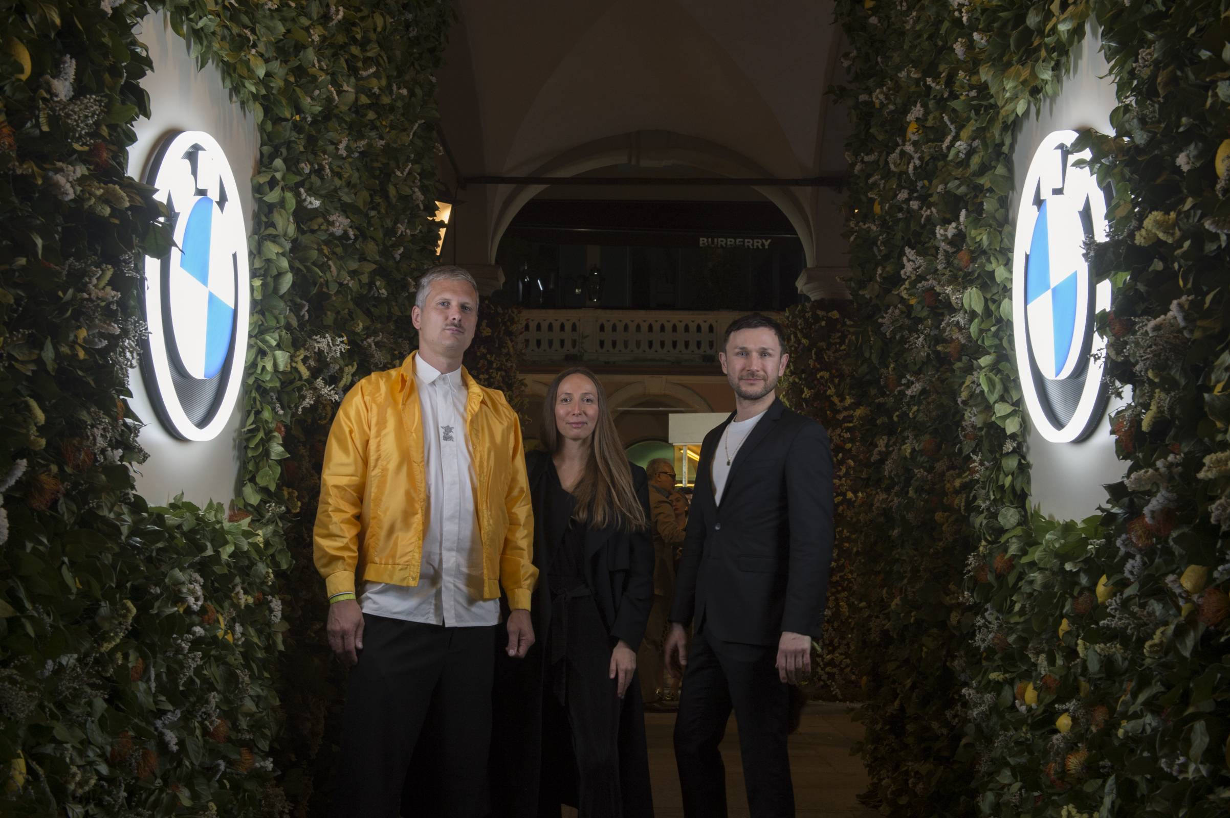 Tomek Kuczma, Maja Ganszyniec i Kacper Studencki, szef marketingu BMW Polska