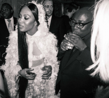 Naomi Campbell i Edward Enninful, Fot. Jacques Burga