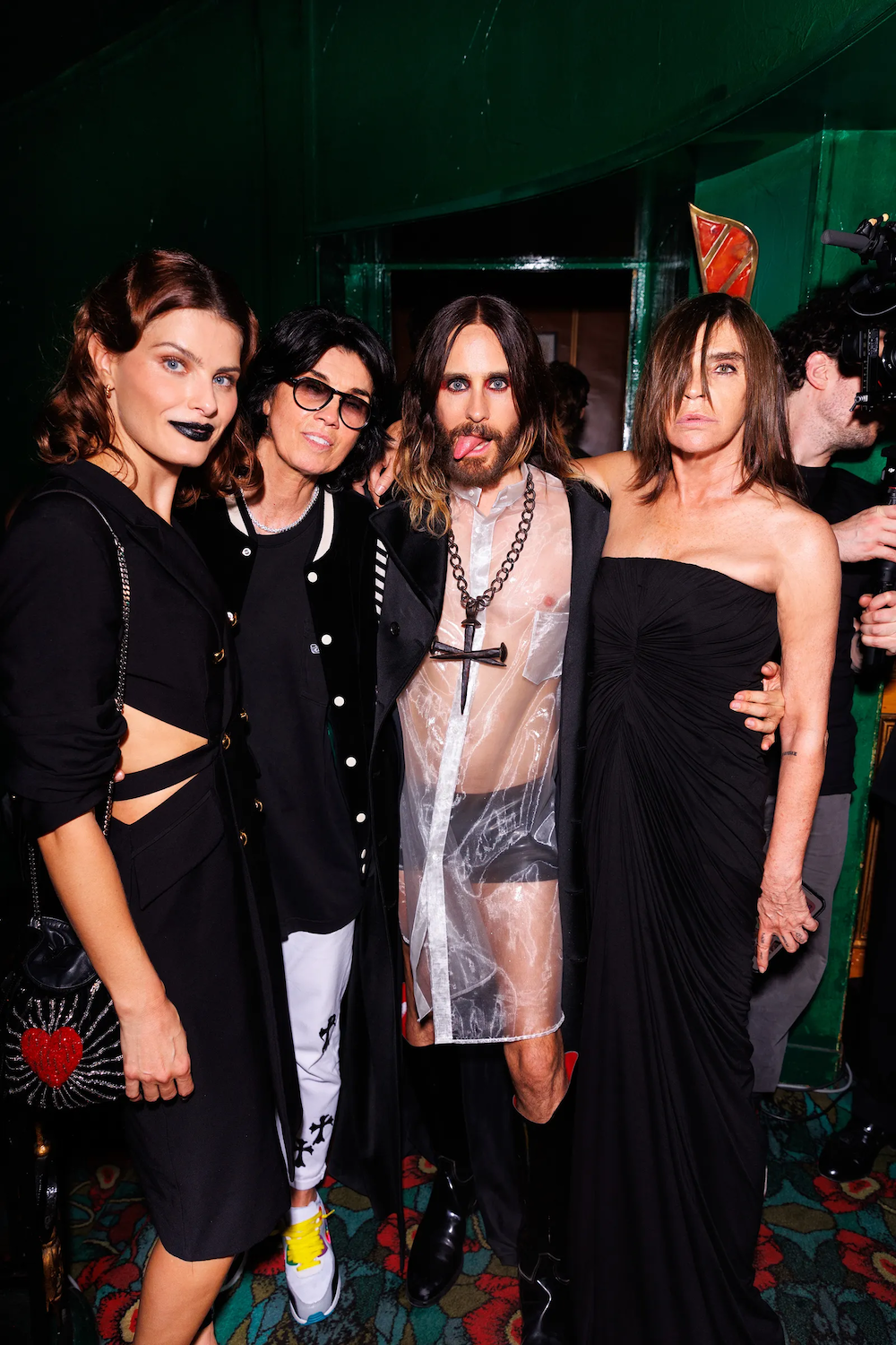 Isabeli Fontana, Jared Leto, Carine Roitfeld