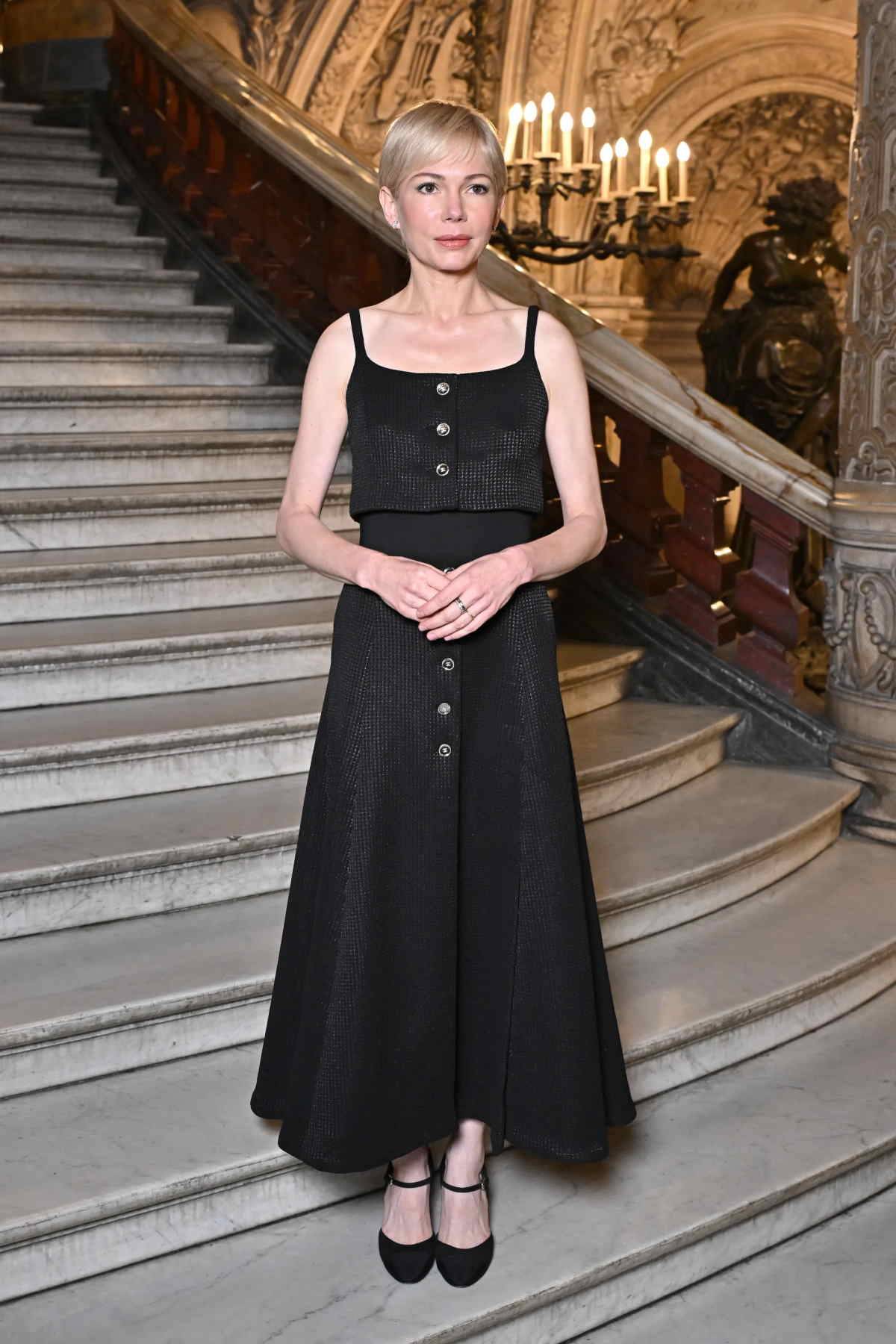 Michelle Williams na pokazie Chanel haute couture na jesień 2024