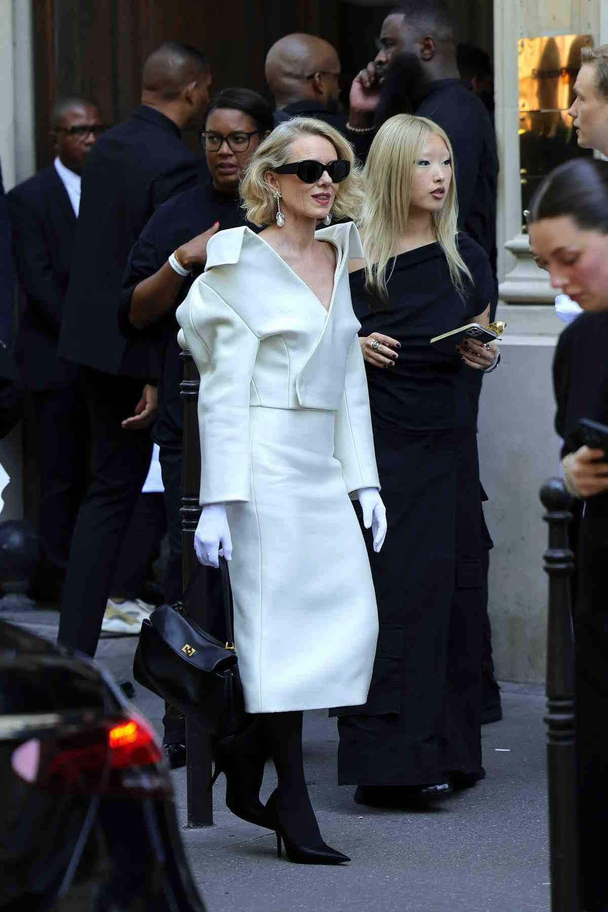 Naomi Watts Naomie Harrisna pokazie marki Balenciaga