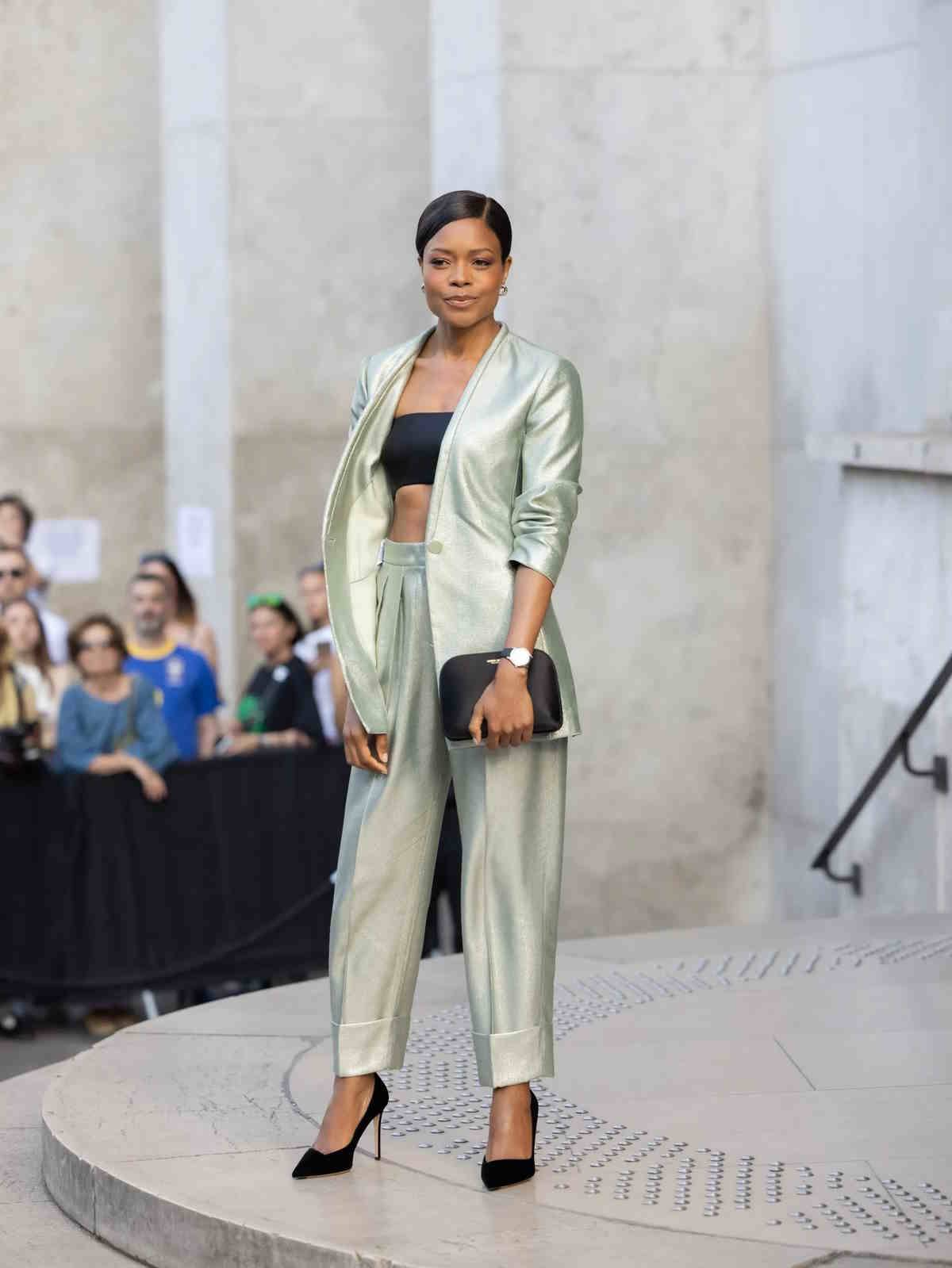 Naomie Harris na pokazie marki Armani Privé
