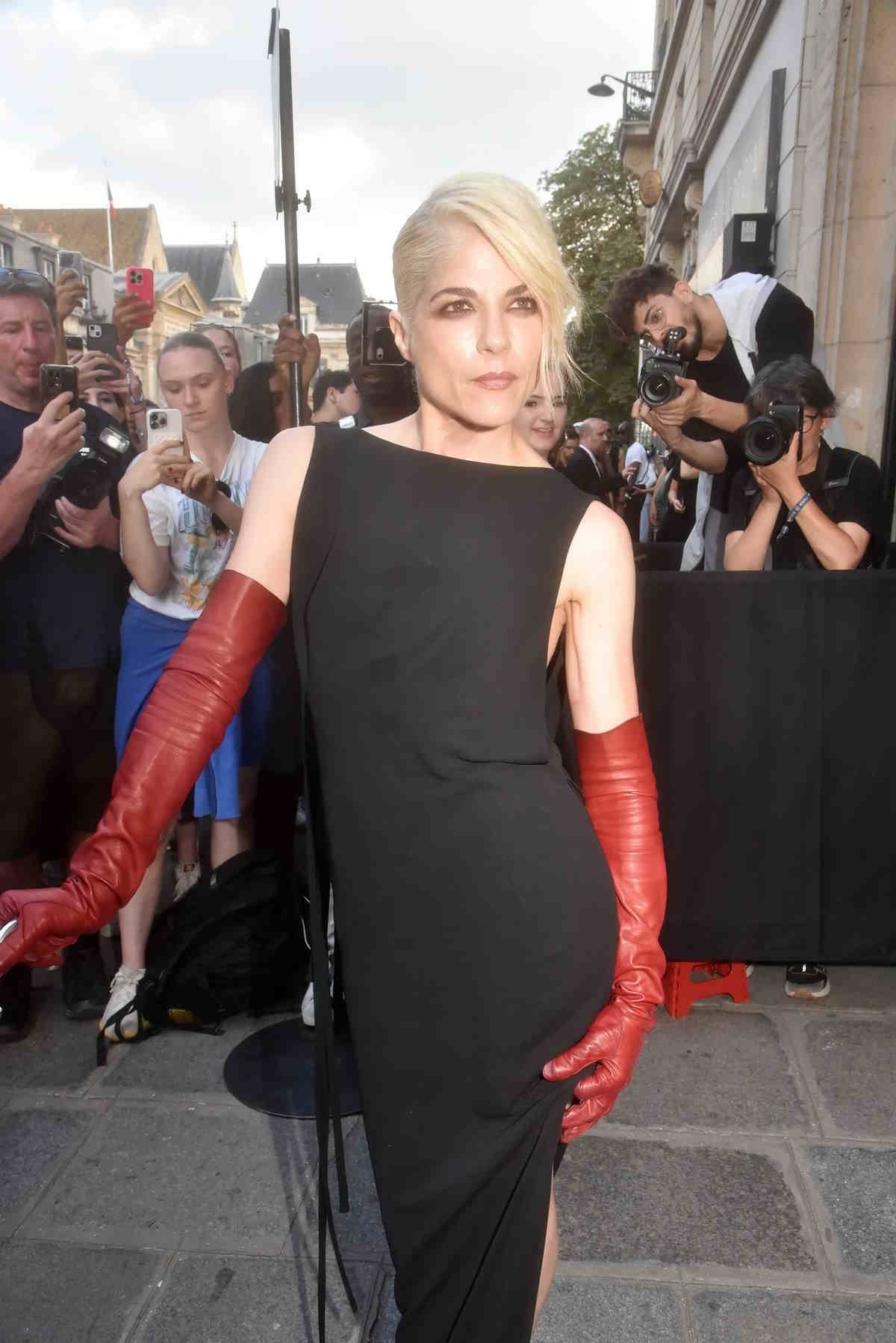 Selma Blair na pokazie Jean Paul Gaultier