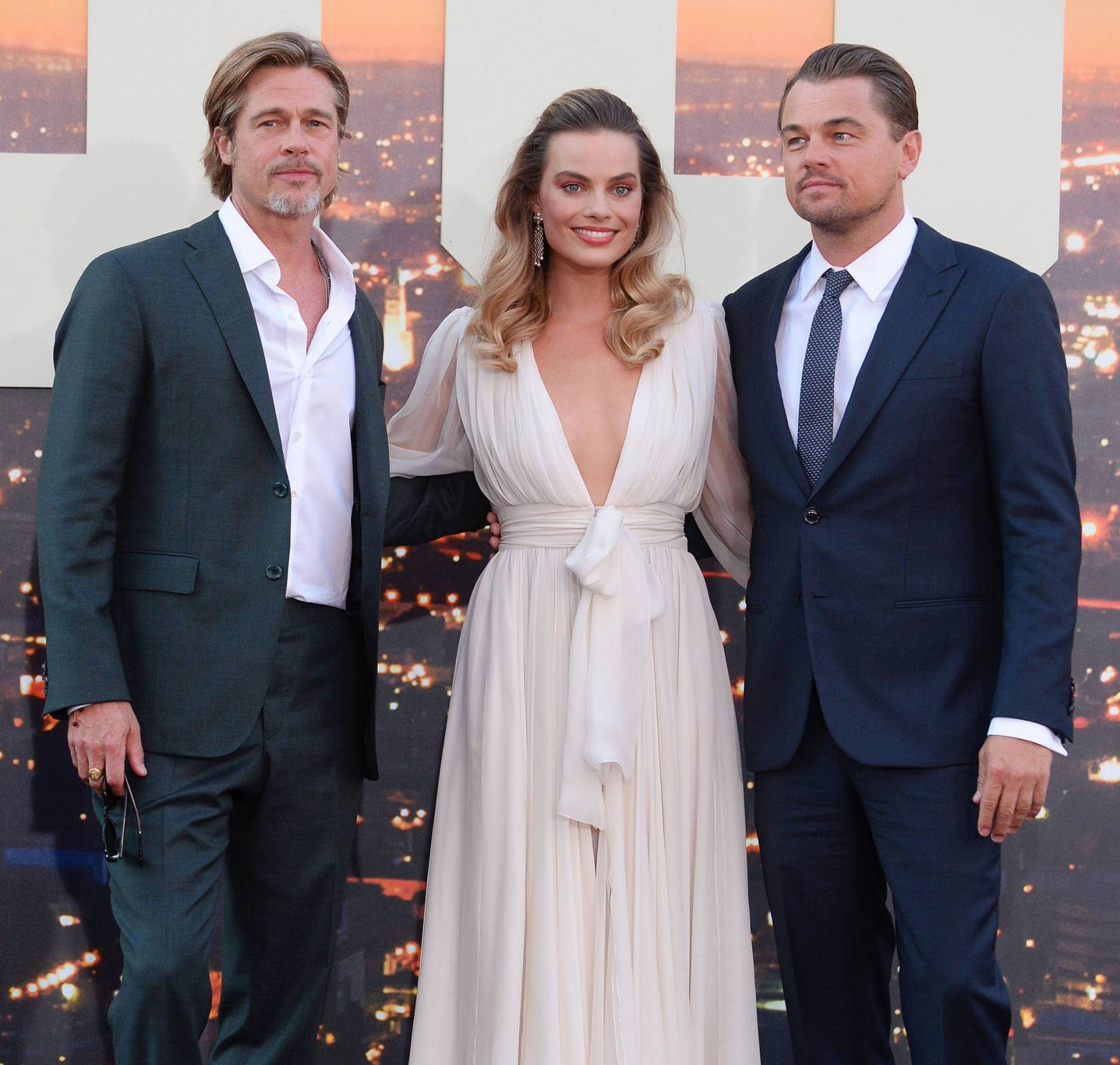 Brad Pitt, Quentin, Margot Robbie, Leonardo DiCaprio, (Fot. Gilbert Flores/Broadimage)