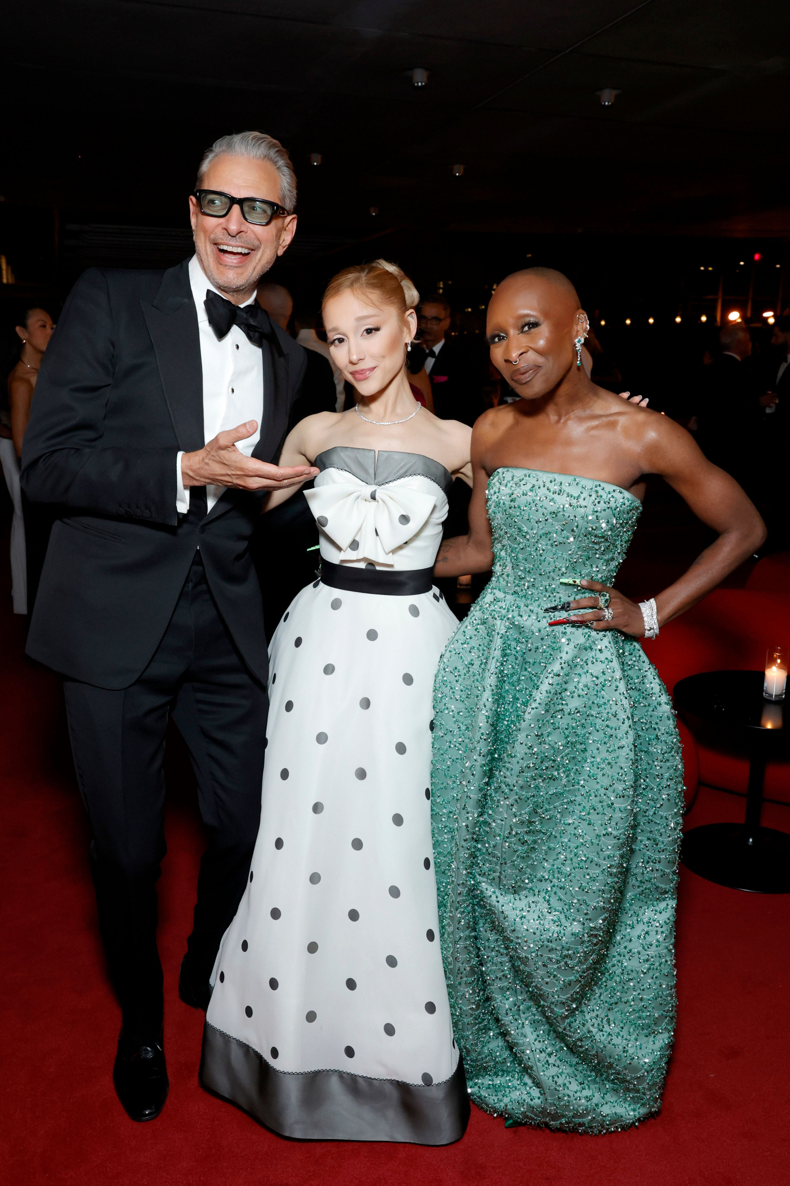 Jeff Goldblum, Ariana Grande i Cynthia Erivo