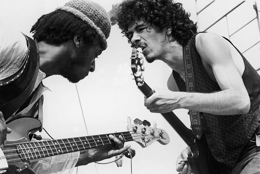 Carlos Santana i David Brown, Fot. Getty Images
