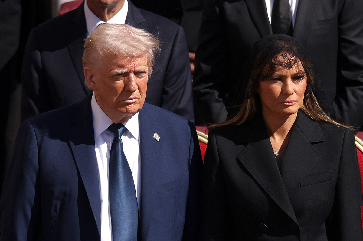 Prezydent Stanów Zjednoczonych Donald Trump i pierwsza dama Melania Trump