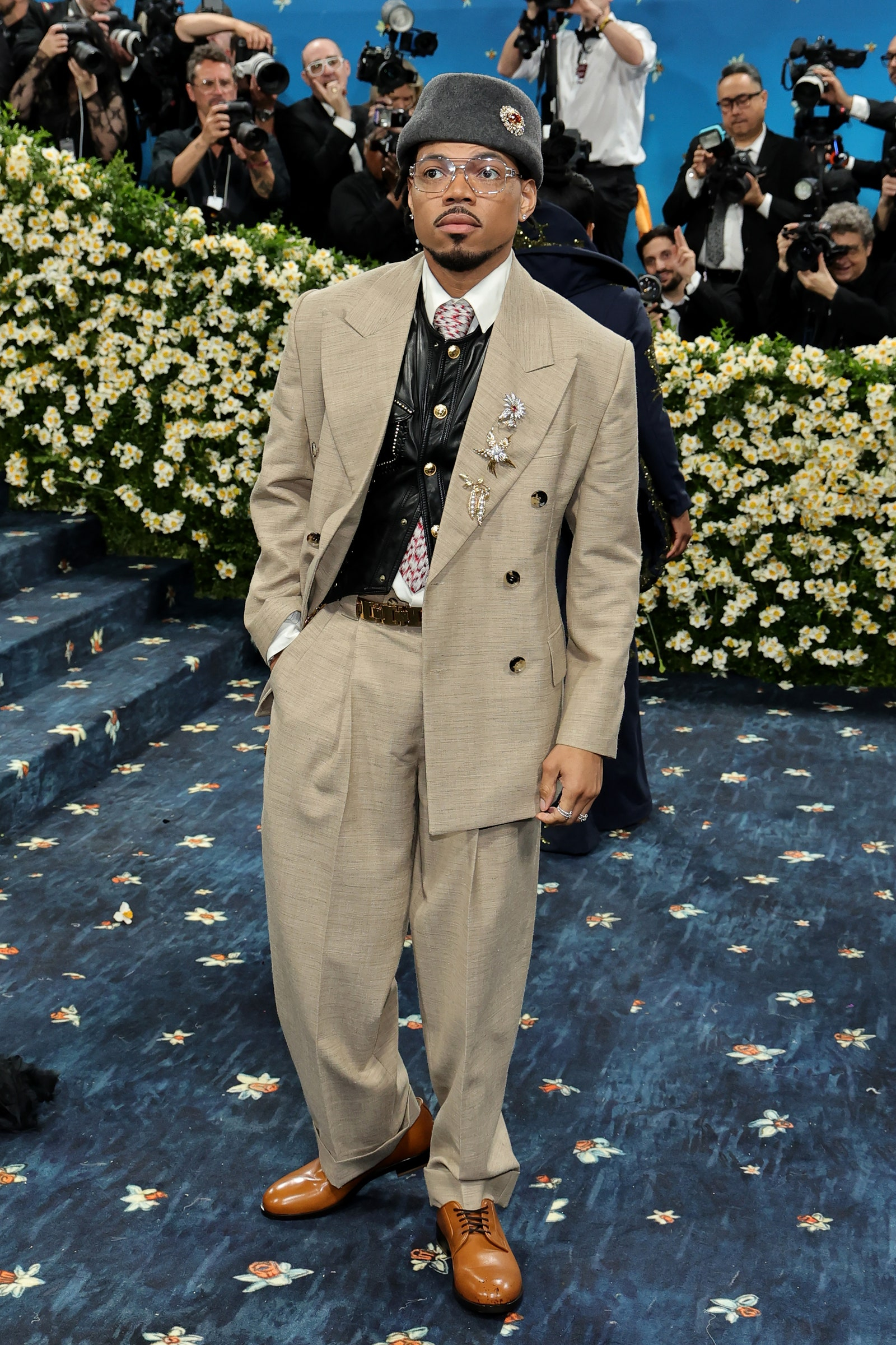 Chance the Rapper w stylizacji Versace