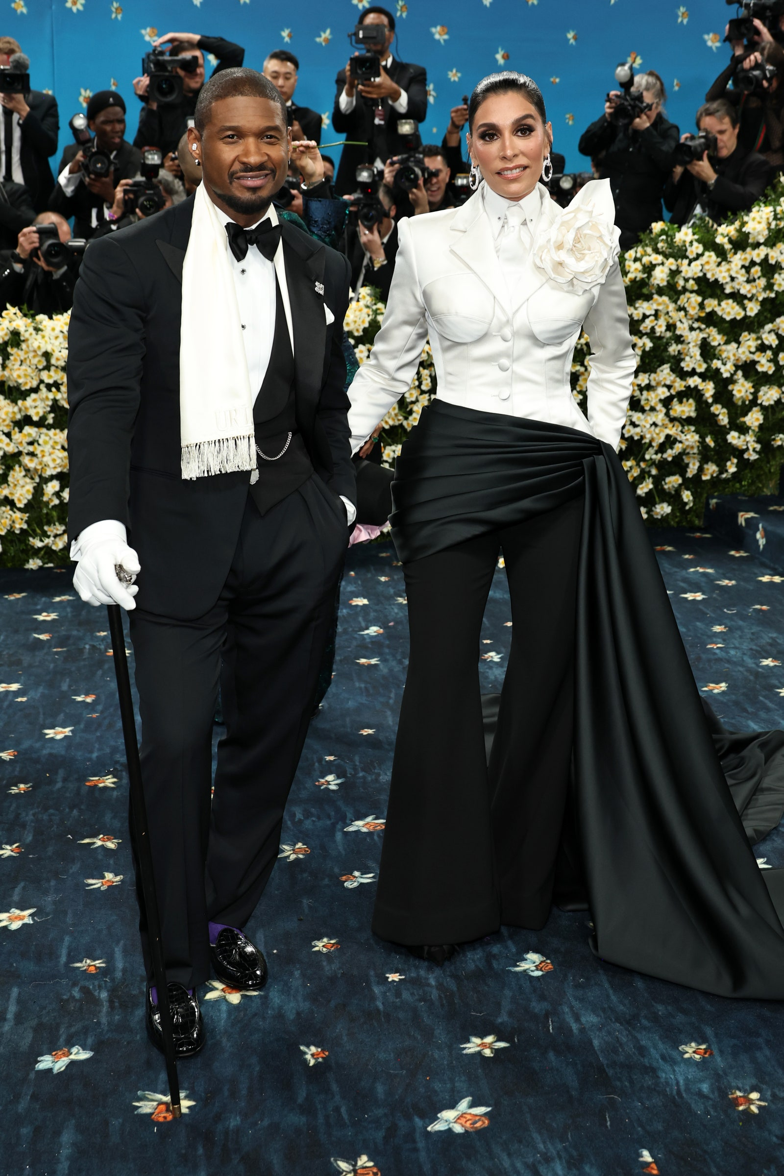 Usher i Jennifer Goicoechea Raymond w stylizacjach Ralpha Laurena