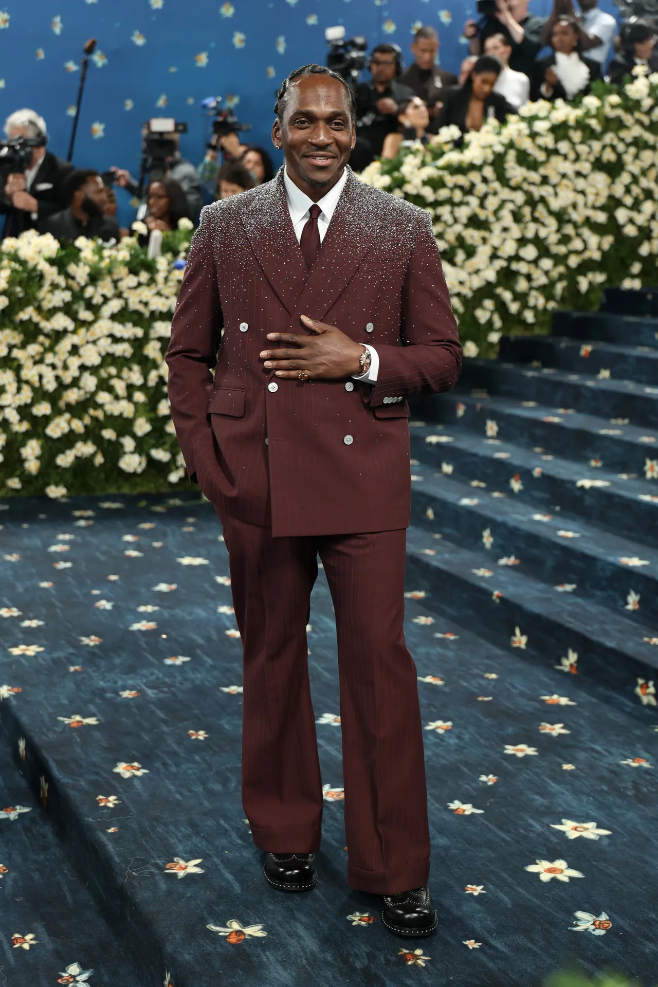 Pusha T i Rolex Daytona Rainbow / foto: Getty Images