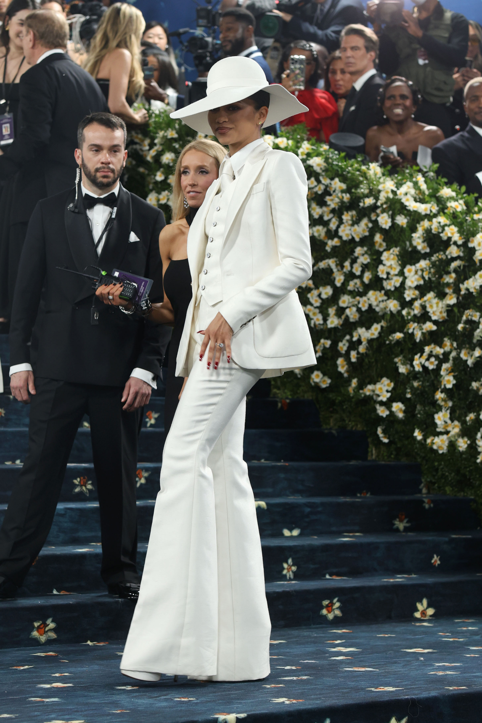 Zendaya w stylizacji projektu Pharrella Williamsa dla Louis Vuitton