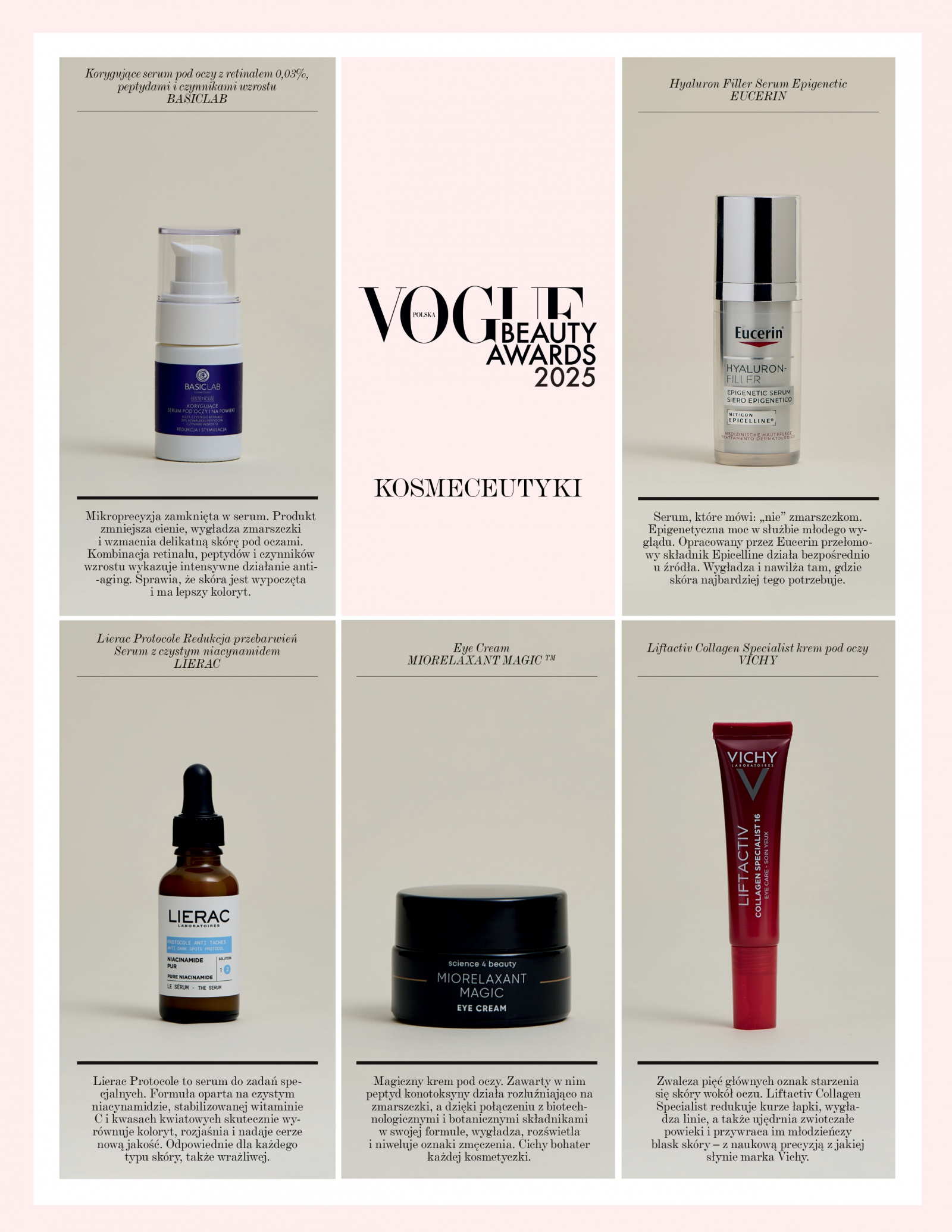 Nominowani w konkursie „Vogue Polska Beauty Awards 2025”