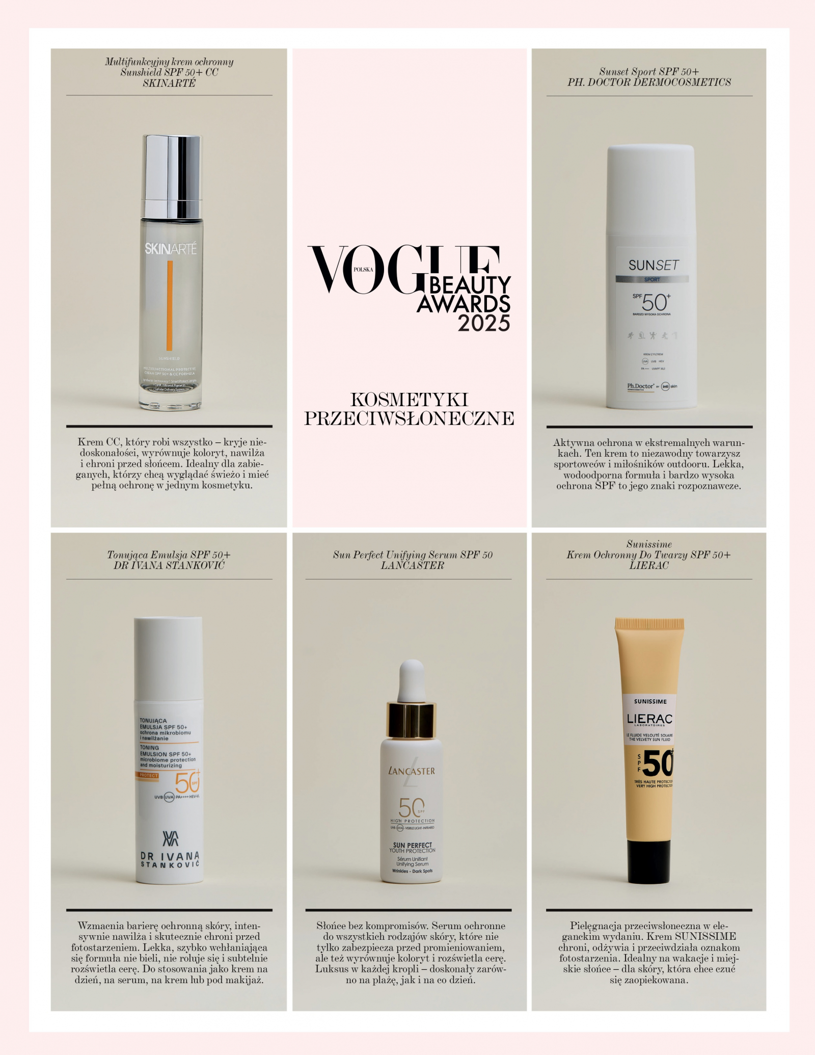 Nominowani w konkursie „Vogue Polska Beauty Awards 2025”